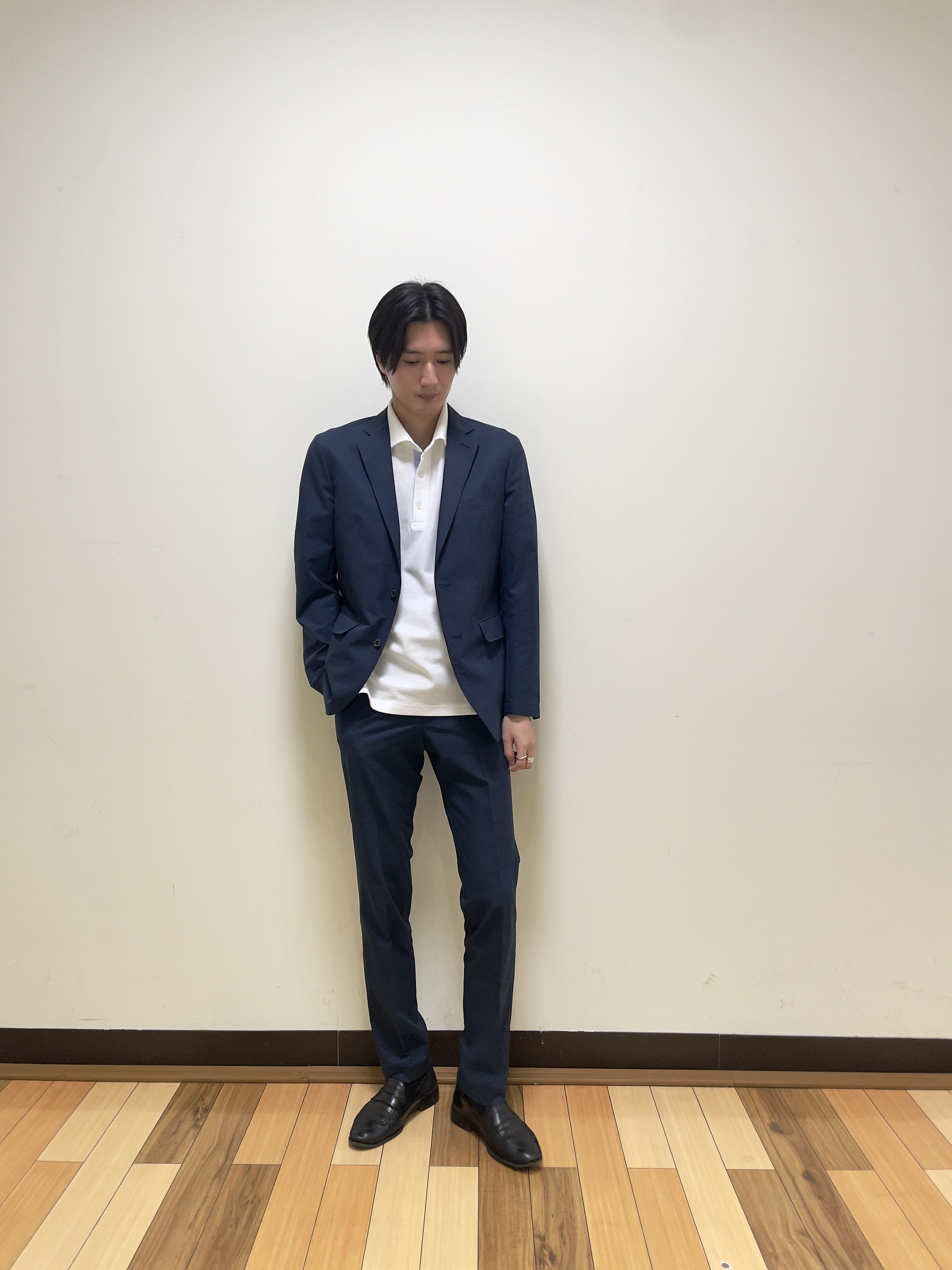 Seiyaさんの「TAKEO KIKUCHI｜【抗菌防臭】COOL DOTS（R）ドビープリント ジャケット」を使ったコーディネート