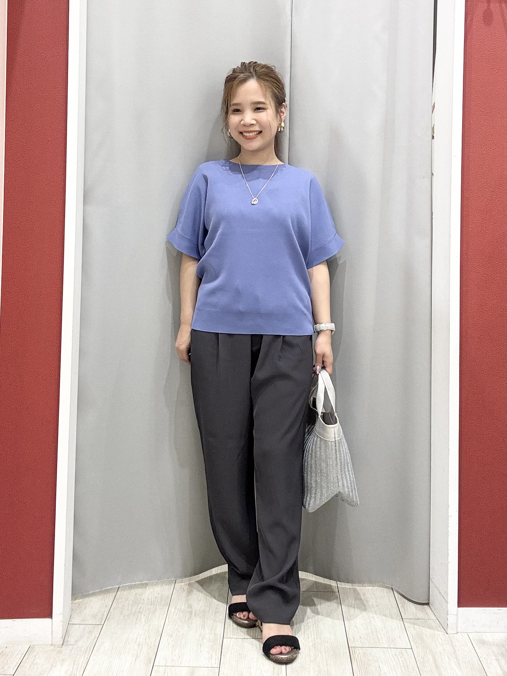 shioさんの「SHOO･LA･RUE｜【S-LL/洗濯機可】1枚持っておくと安心 程よい透け感のシアーリブブルゾン」を使ったコーディネート