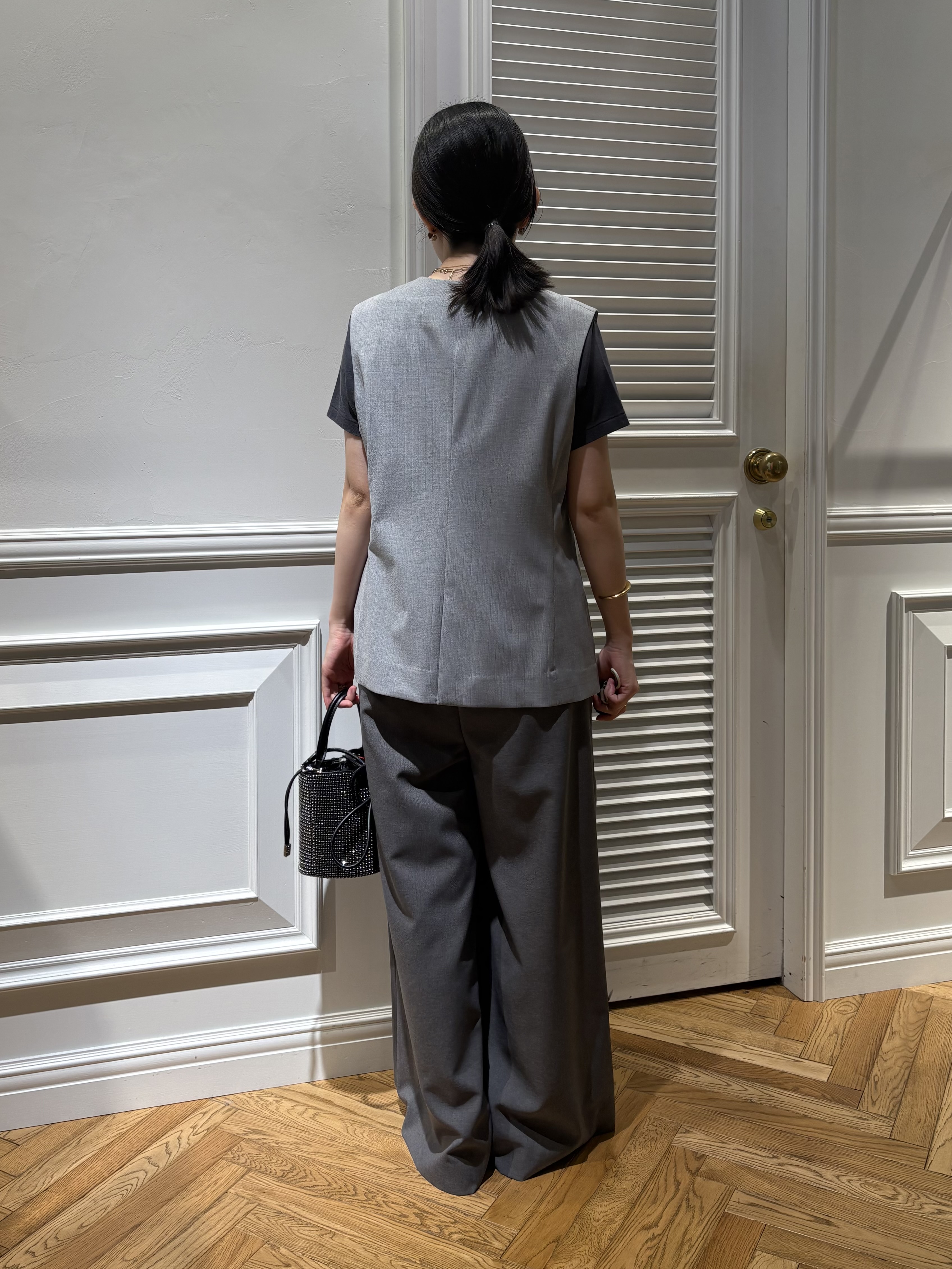 cocoさんの「DRESSTERIOR｜【接触冷感】イージーケアー クールタッチ ワイドパンツ」を使ったコーディネート