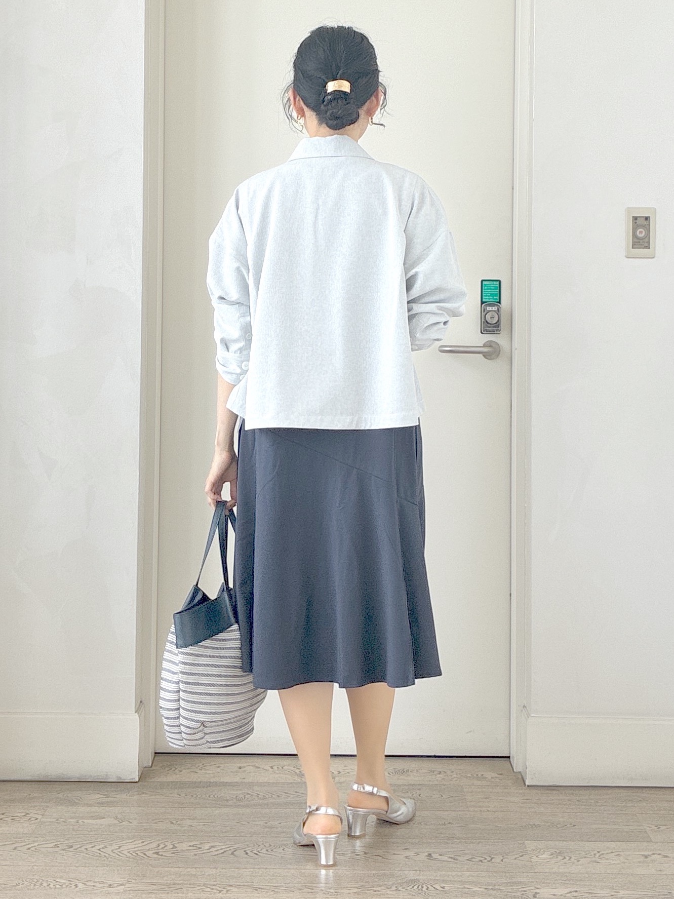  beni_gingerさんの「Reflect｜リネンライクシャツブルゾン」を使ったコーディネート