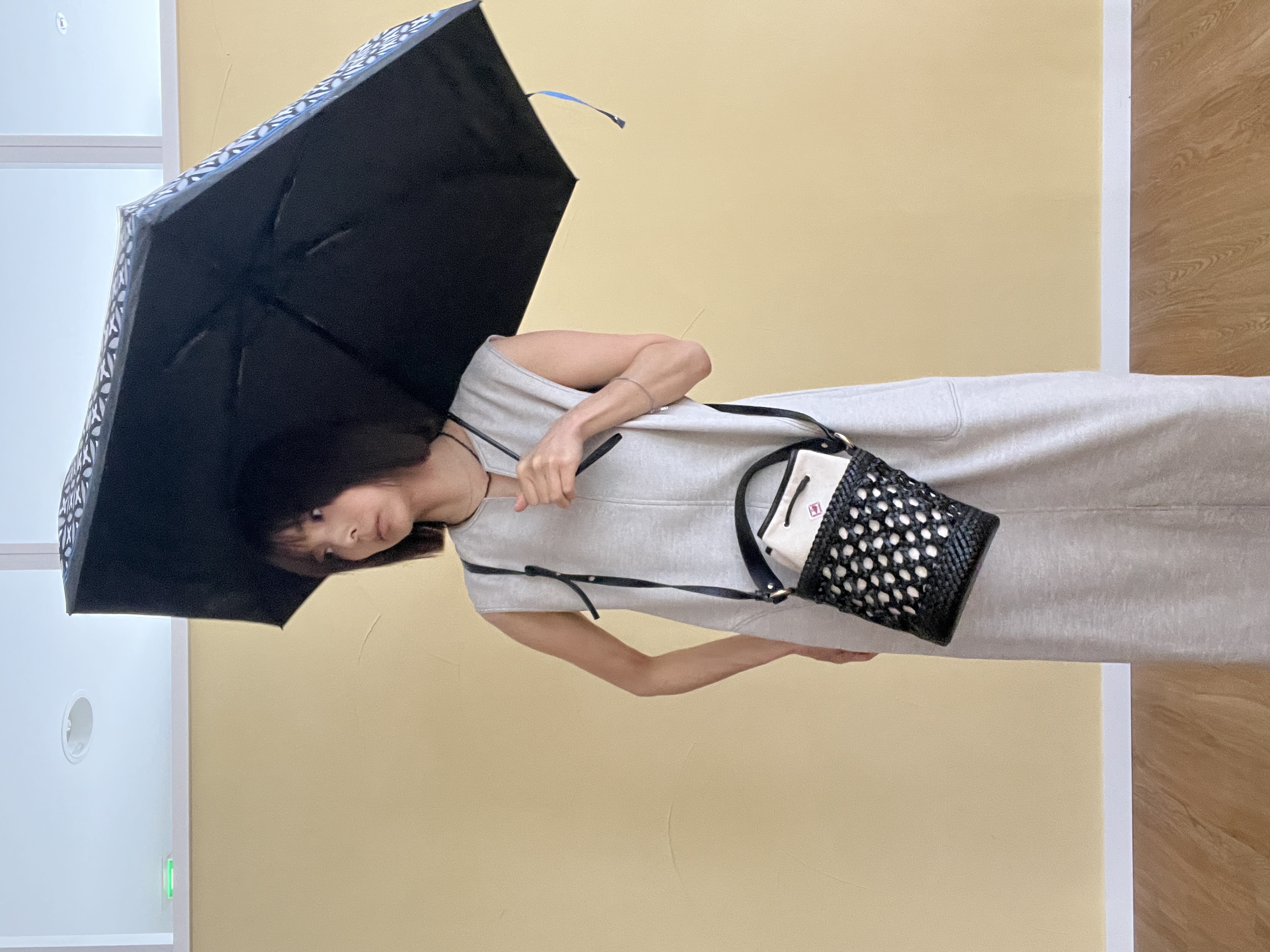 misaさんの「DRESSTERIOR｜【セットアップ可/UVカット/接触冷感/吸水速乾】ウォッシャブル Iラインワンピース」を使ったコーディネート
