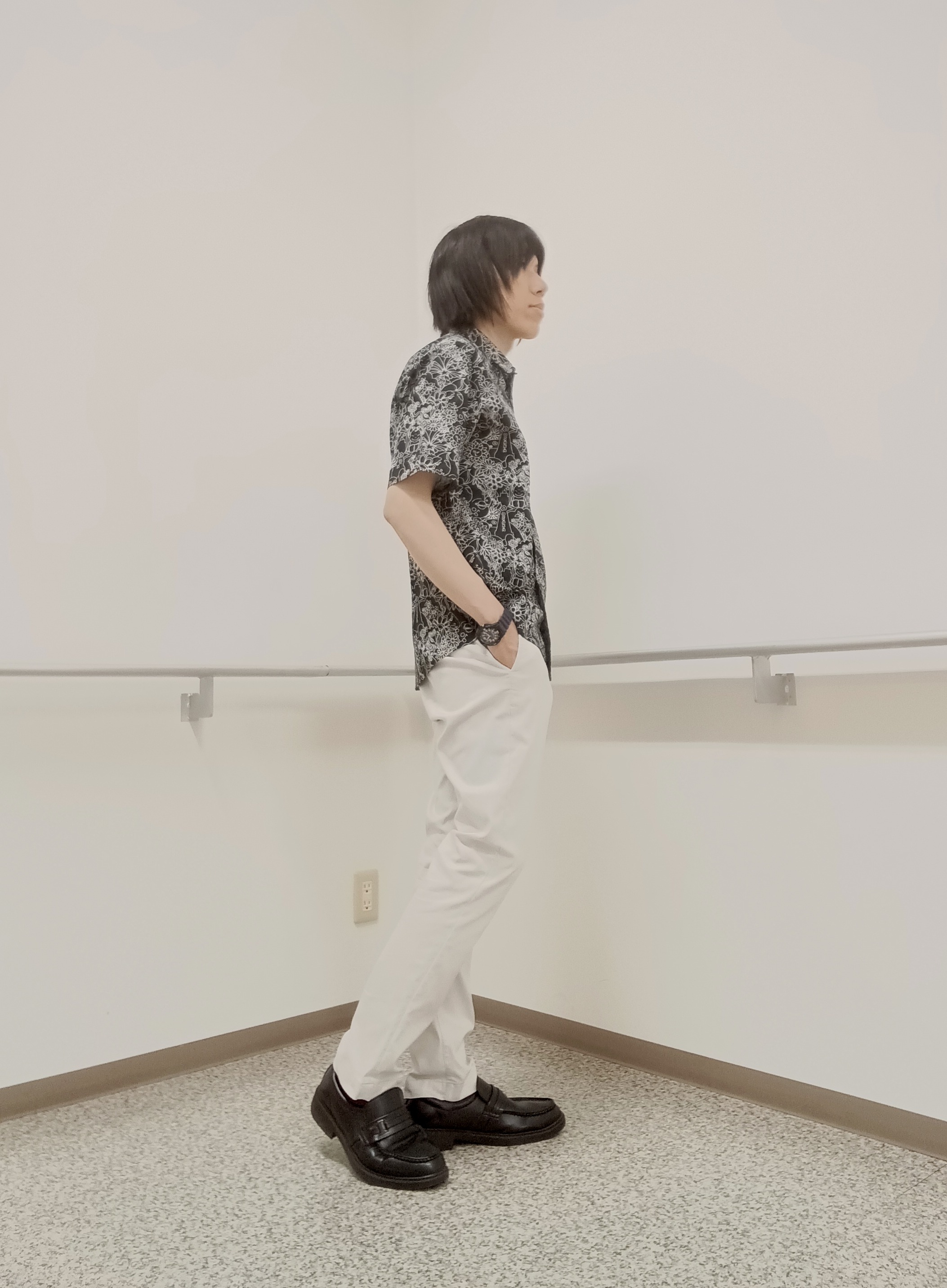 moritaさんの「TAKEO KIKUCHI｜【BOWLER HAT LABEL】ビリケンさんプリント 半袖シャツ」を使ったコーディネート