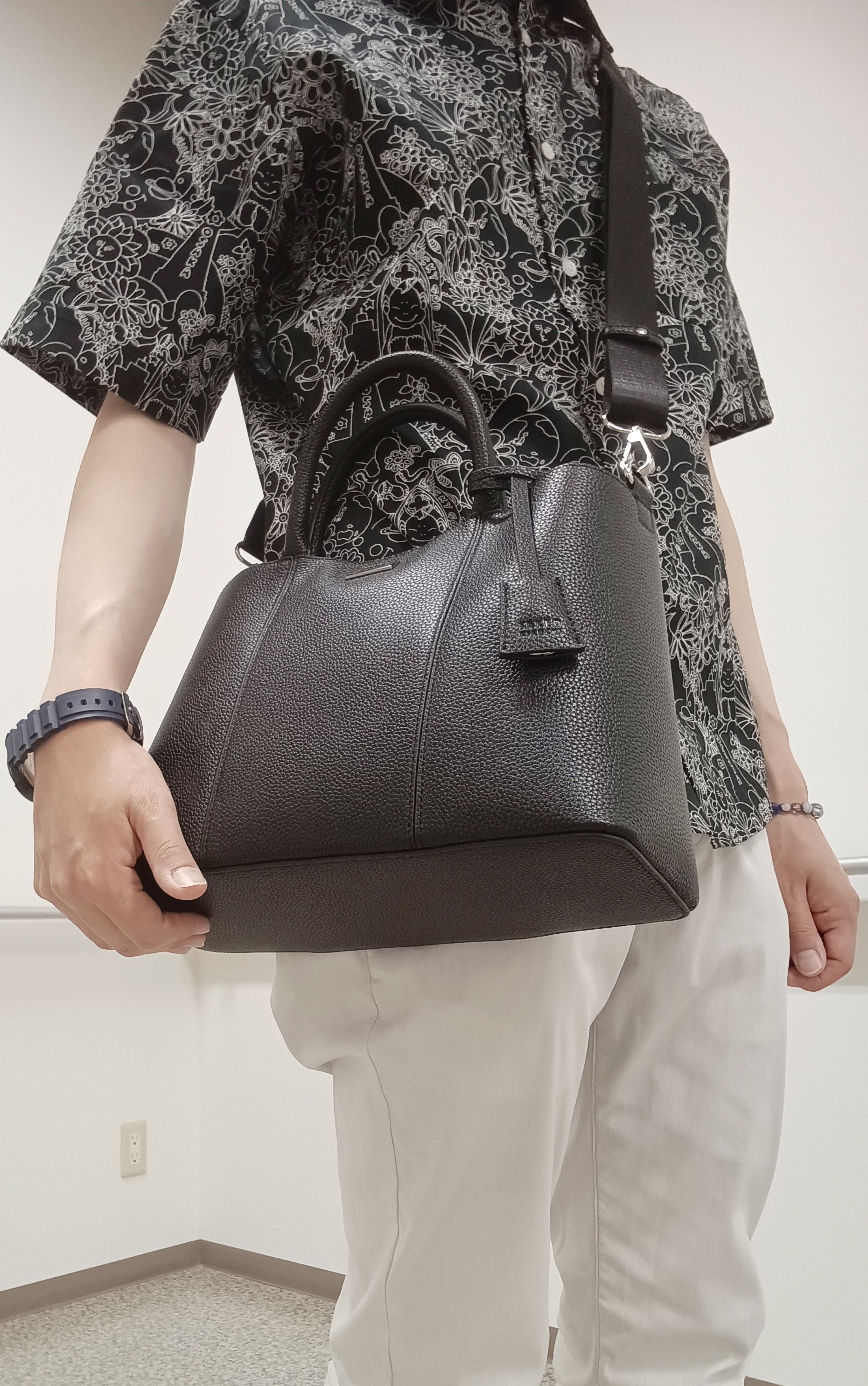 moritaさんの「TAKEO KIKUCHI｜【BOWLER HAT LABEL】ビリケンさんプリント 半袖シャツ」を使ったコーディネート