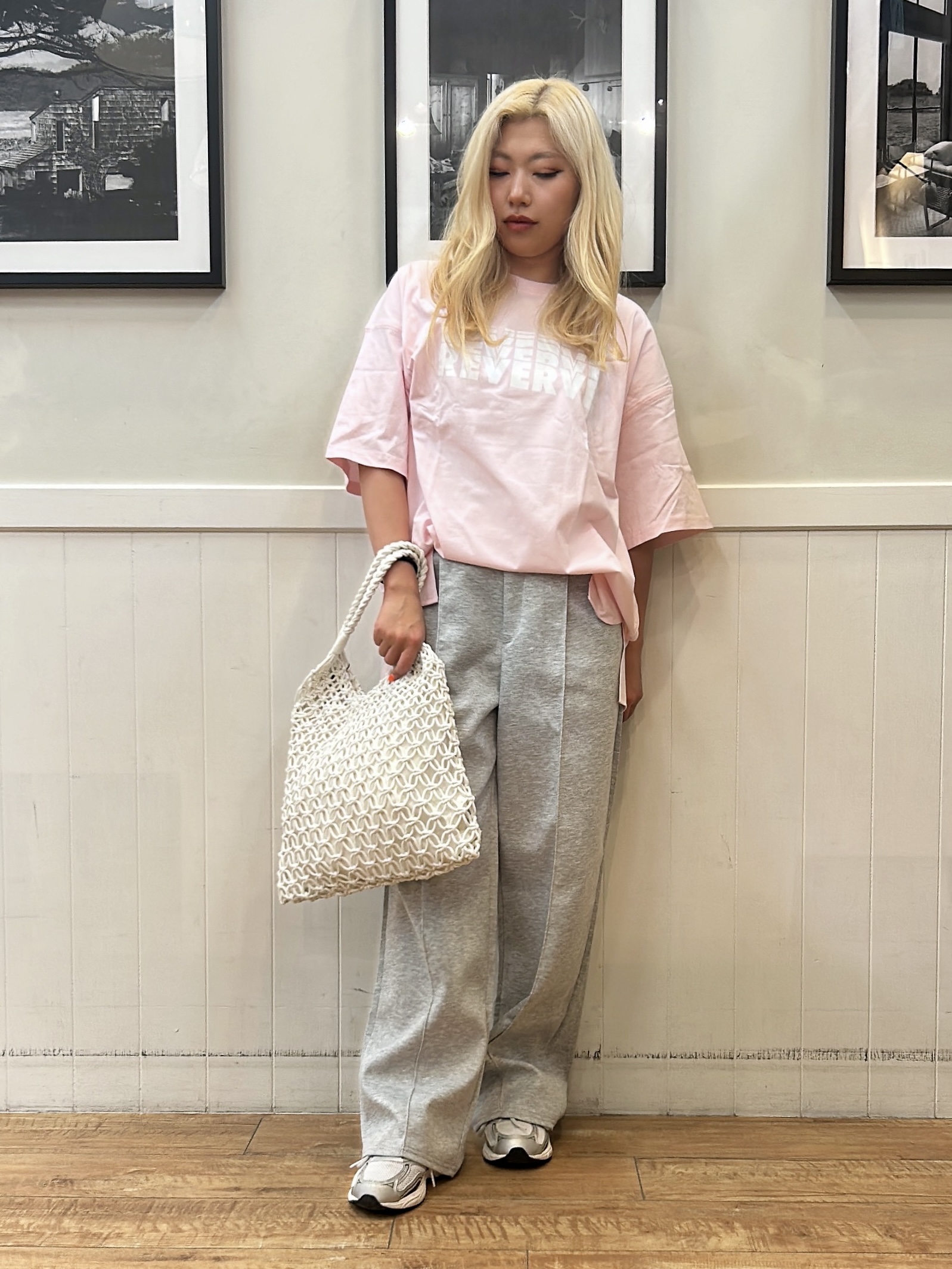 あんこさんの「SHOO･LA･RUE｜【ひんやり】ゆるっと体型カバー BIGアソートTシャツ」を使ったコーディネート