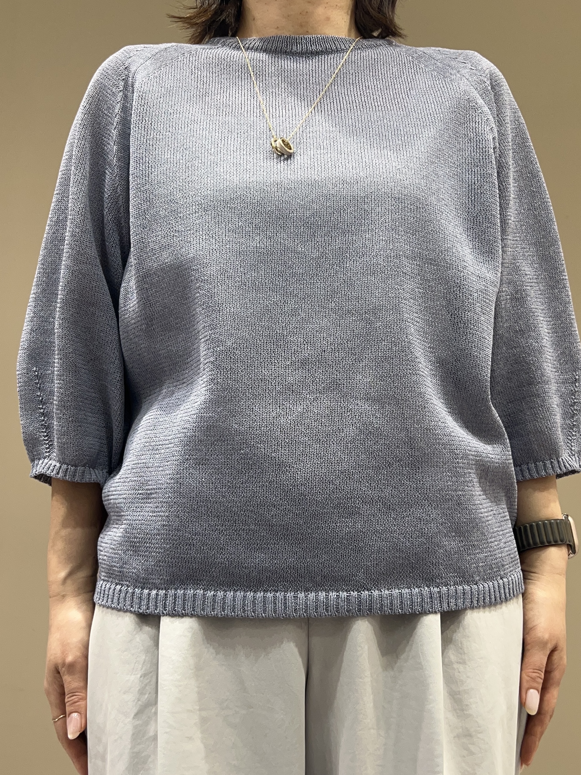 fukuさんの「UNTITLED｜【洗える/ゆったり】クルーネックドライニット」を使ったコーディネート