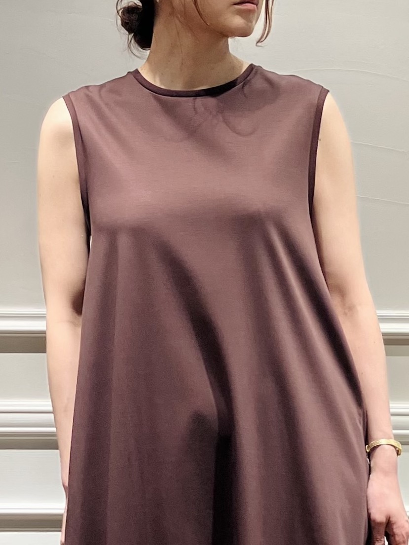 TSUKUIさんの「DRESSTERIOR｜【接触冷感／抗菌防臭／消臭/ウォッシャブル】アイスクリアコットン フレンチスリーブワンピース」を使ったコーディネート