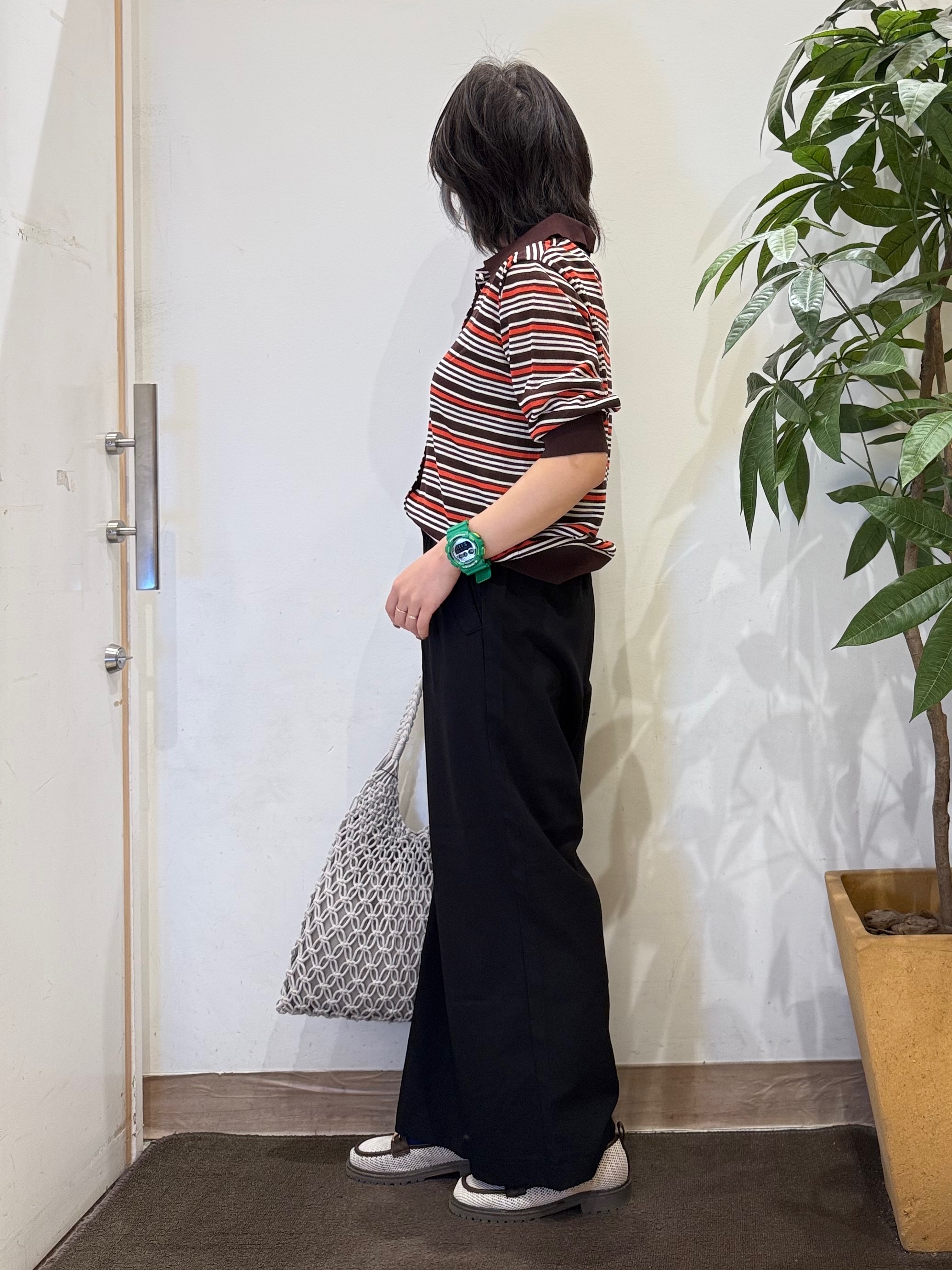 misakiさんの「SHOO･LA･RUE｜【S-LL/洗濯機可】ほんのりシアーの襟付きニットカーディガン」を使ったコーディネート