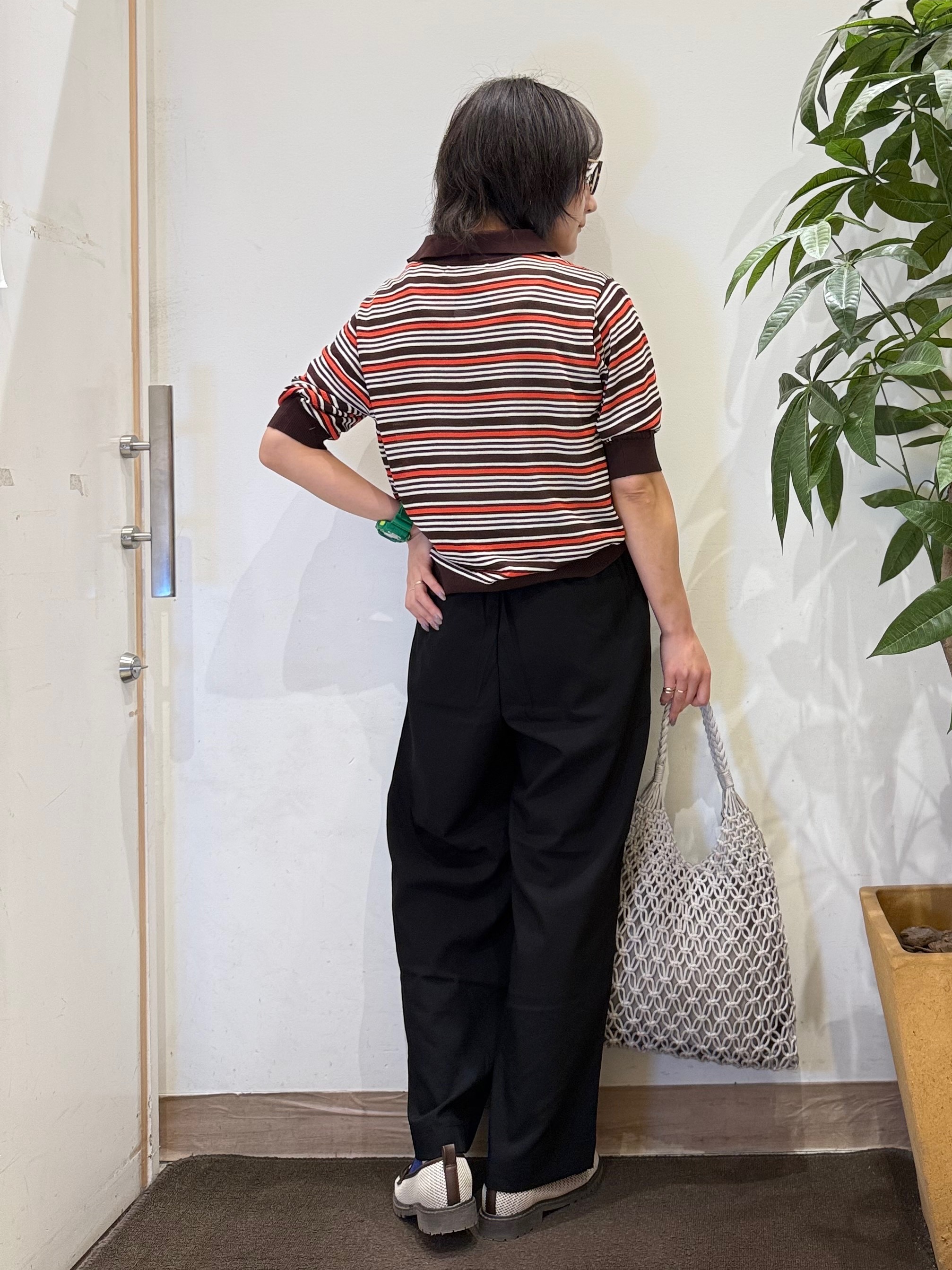 misakiさんの「SHOO･LA･RUE｜【S-LL/洗濯機可】ほんのりシアーの襟付きニットカーディガン」を使ったコーディネート