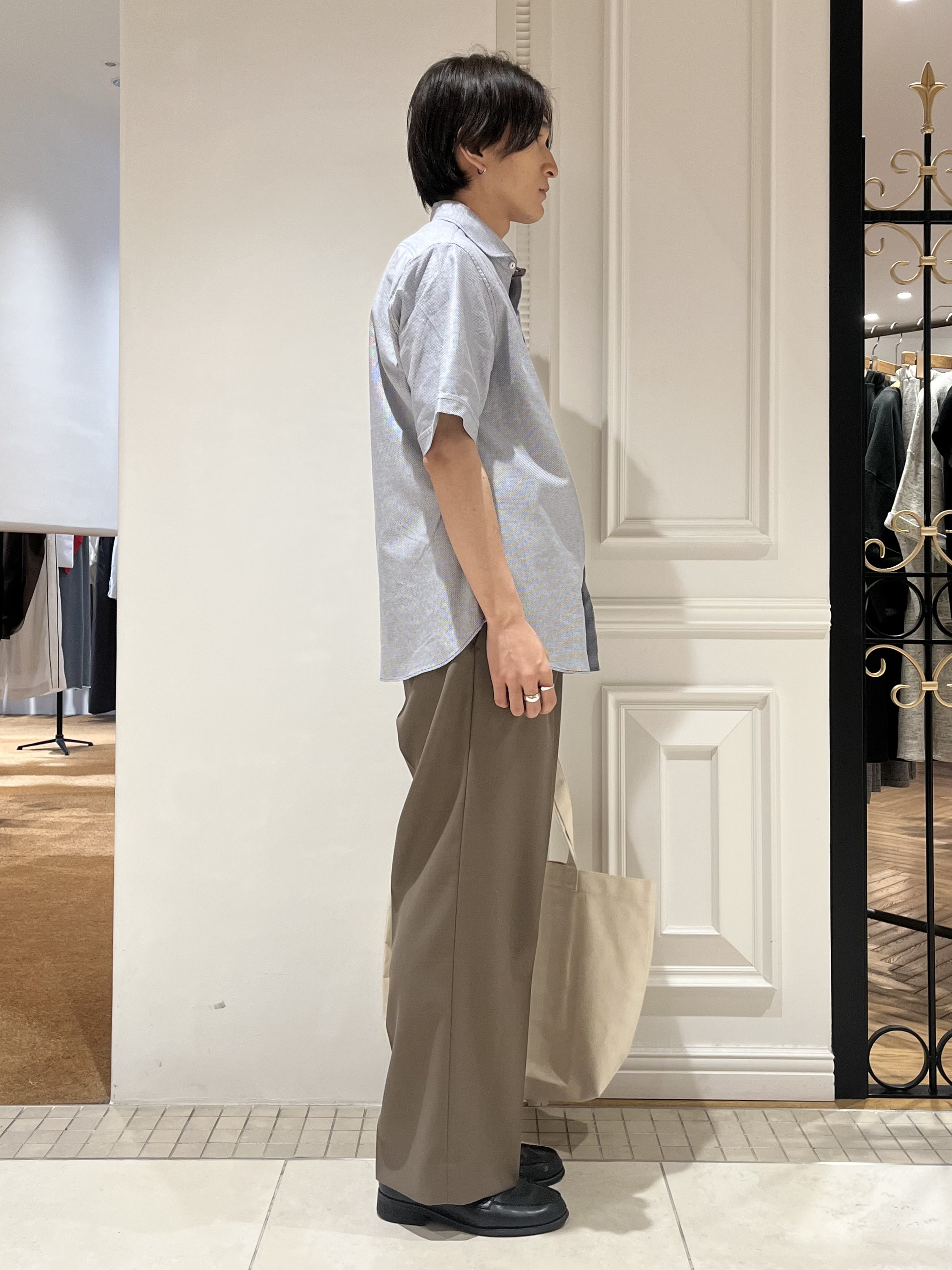 Watanabeさんの「DRESSTERIOR｜【速乾素材】メッシュエアー ハーフスリーブシャツ」を使ったコーディネート