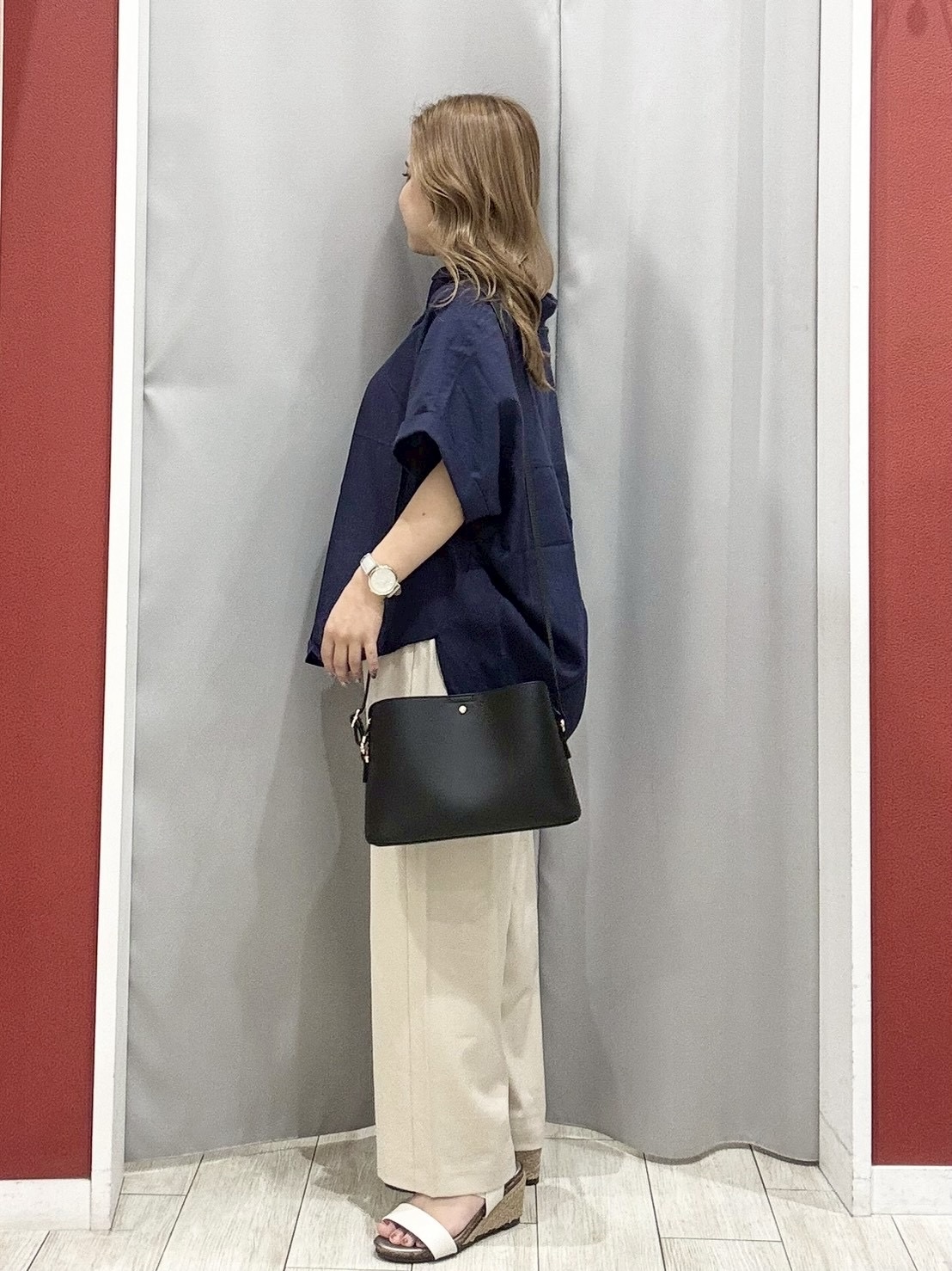 shioさんの「SHOO･LA･RUE｜【ひんやり/UV】インせず着られる フレンチリネンスキッパーシャツ」を使ったコーディネート