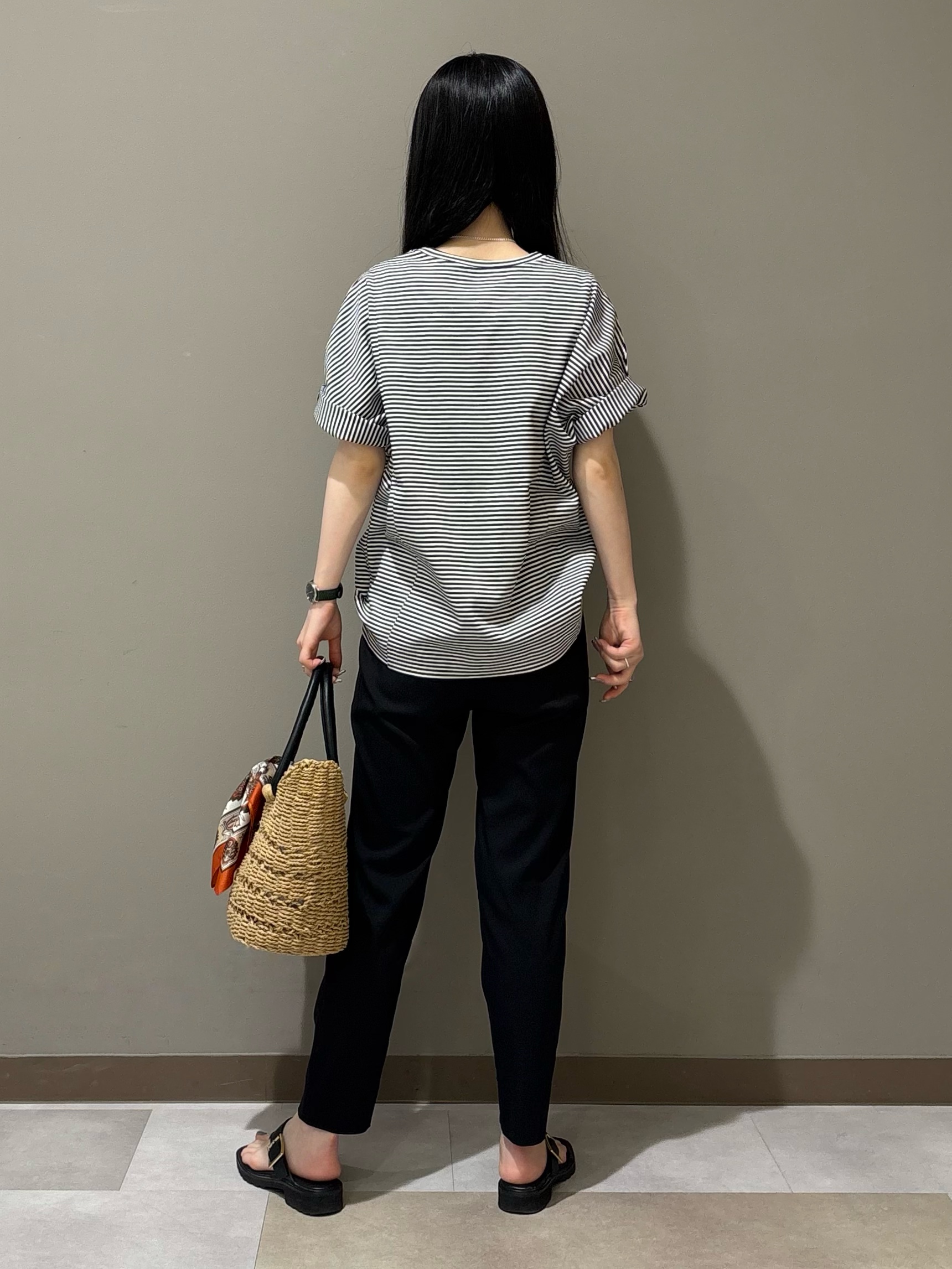 KEIKOさんの「INDIVI｜【洗える／メッシュ素材／SETUP可能】半袖シアージャケット」を使ったコーディネート