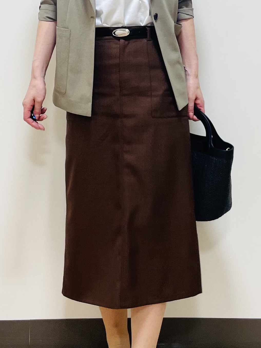 Riiさんの「Reflect｜【SS-4Lサイズ／接触冷感／シワになりにくい】リラクシーテーラードジャケット」を使ったコーディネート