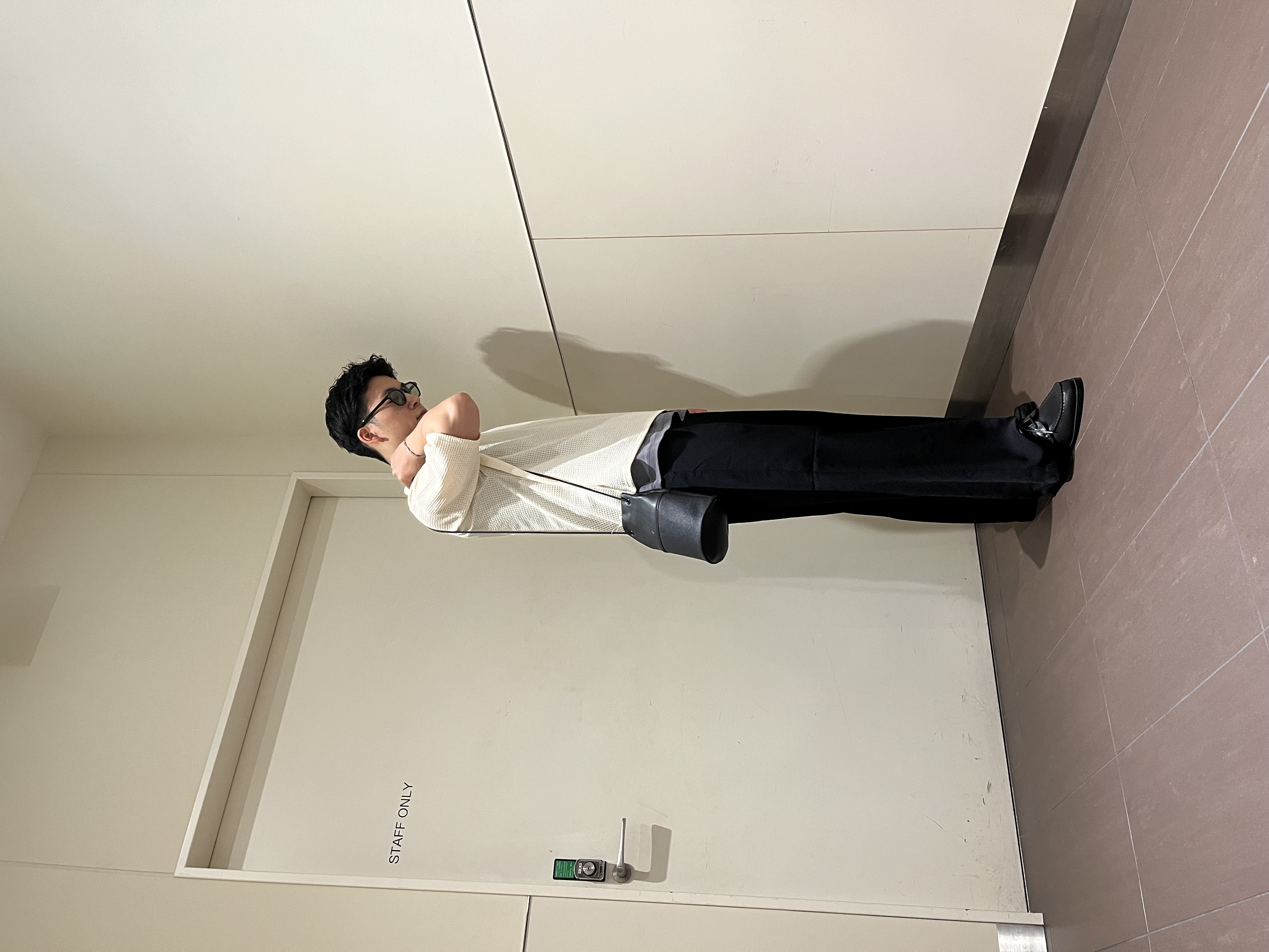 RITSUKIさんの「tk.TAKEO KIKUCHI｜【ソフトタッチ】ルーズスキッパーポロシャツ/ソフト肌触り/オーバーサイズ/ルーズ/ドロップショルダー」を使ったコーディネート