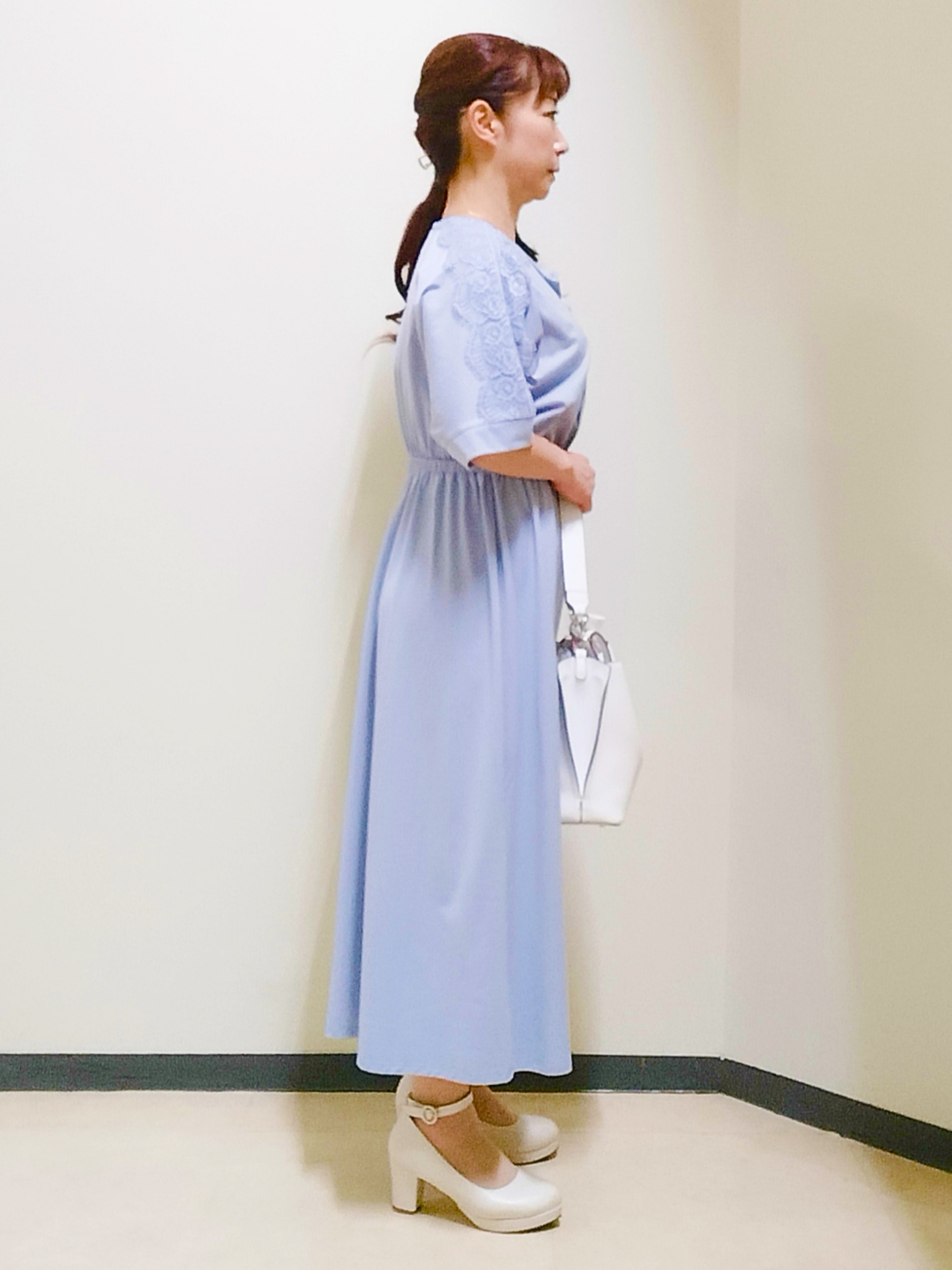 花さんの「Reflect｜【SS-4Lサイズ／UVカット／接触冷感】匠ジャケット／ノーカラー」を使ったコーディネート