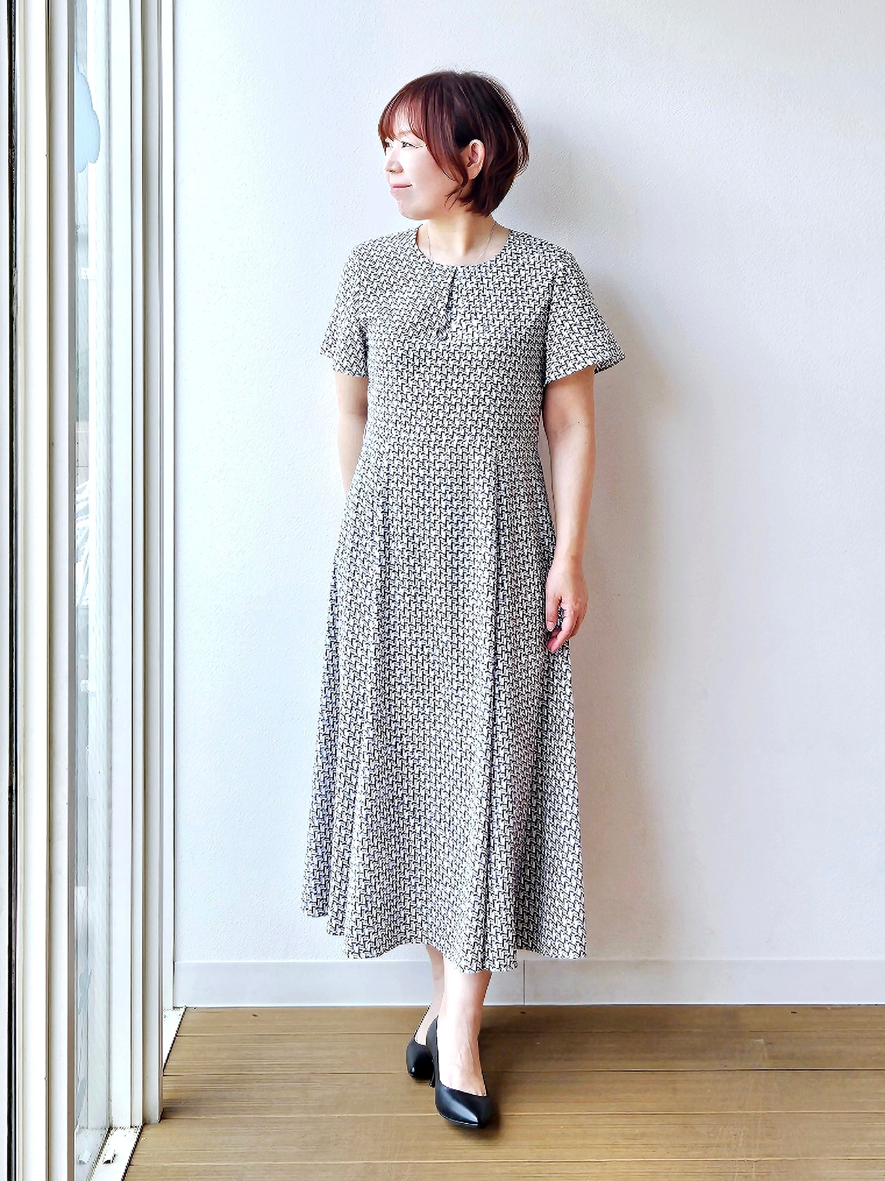 やじまさんの「UNTITLED｜【セットアップ可/UV/接触冷感】エアリーノーカラージャケット」を使ったコーディネート