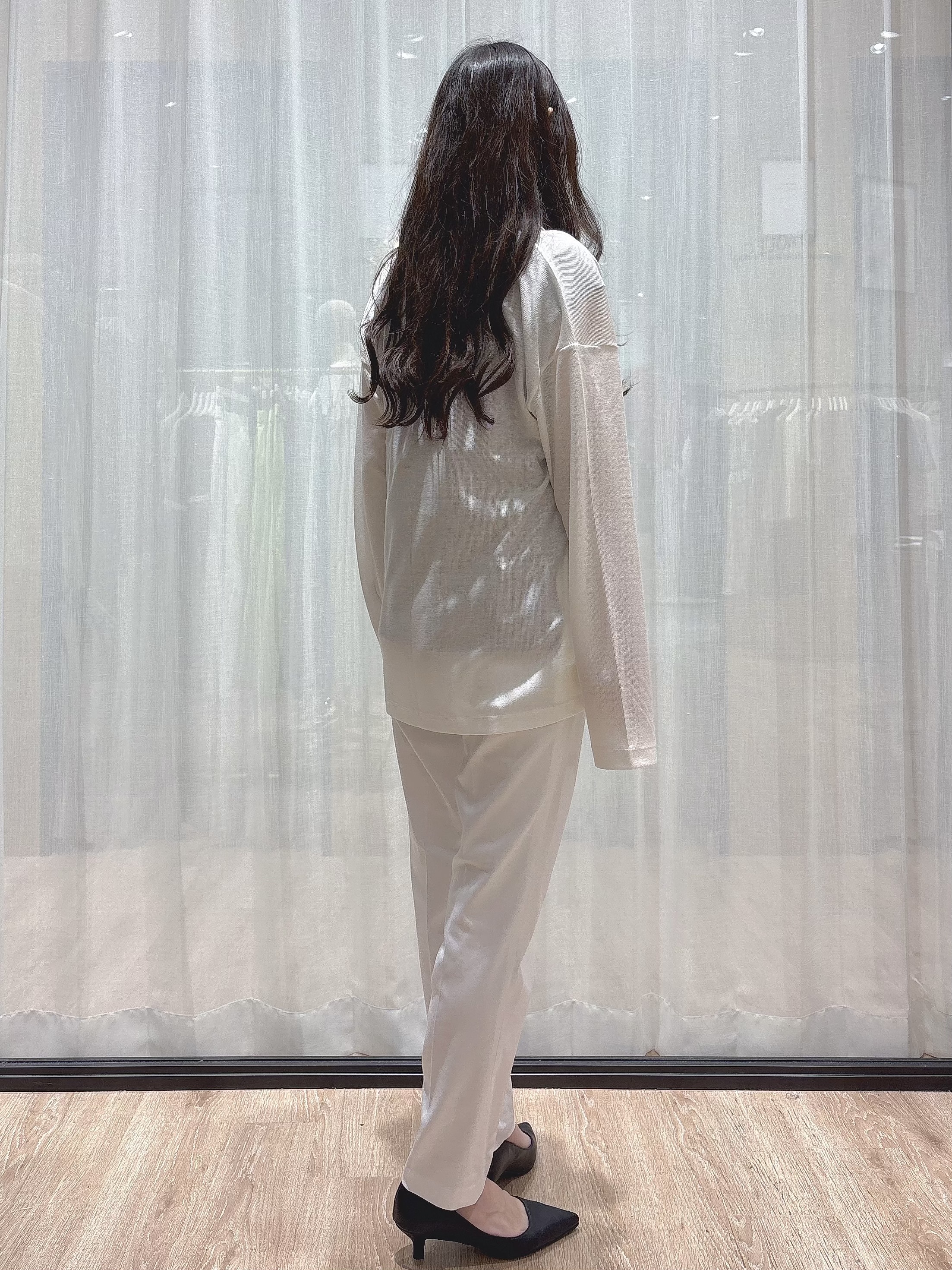 ぞうげさんの「OPAQUE.CLIP｜【UVケア】ひんやりカーディガン《接触冷感／洗濯機OK》」を使ったコーディネート