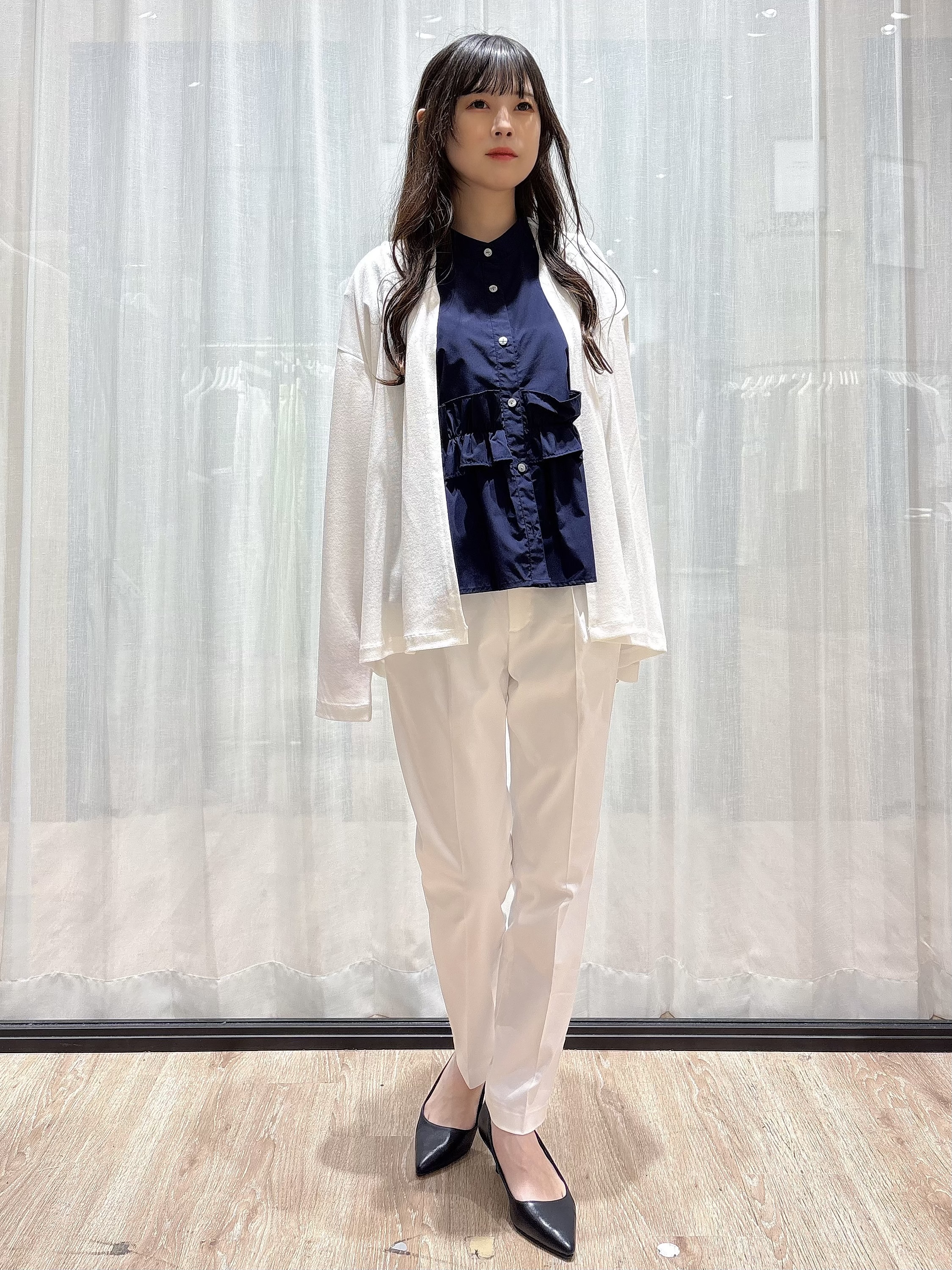 ぞうげさんの「OPAQUE.CLIP｜【UVケア】ひんやりカーディガン《接触冷感／洗濯機OK》」を使ったコーディネート