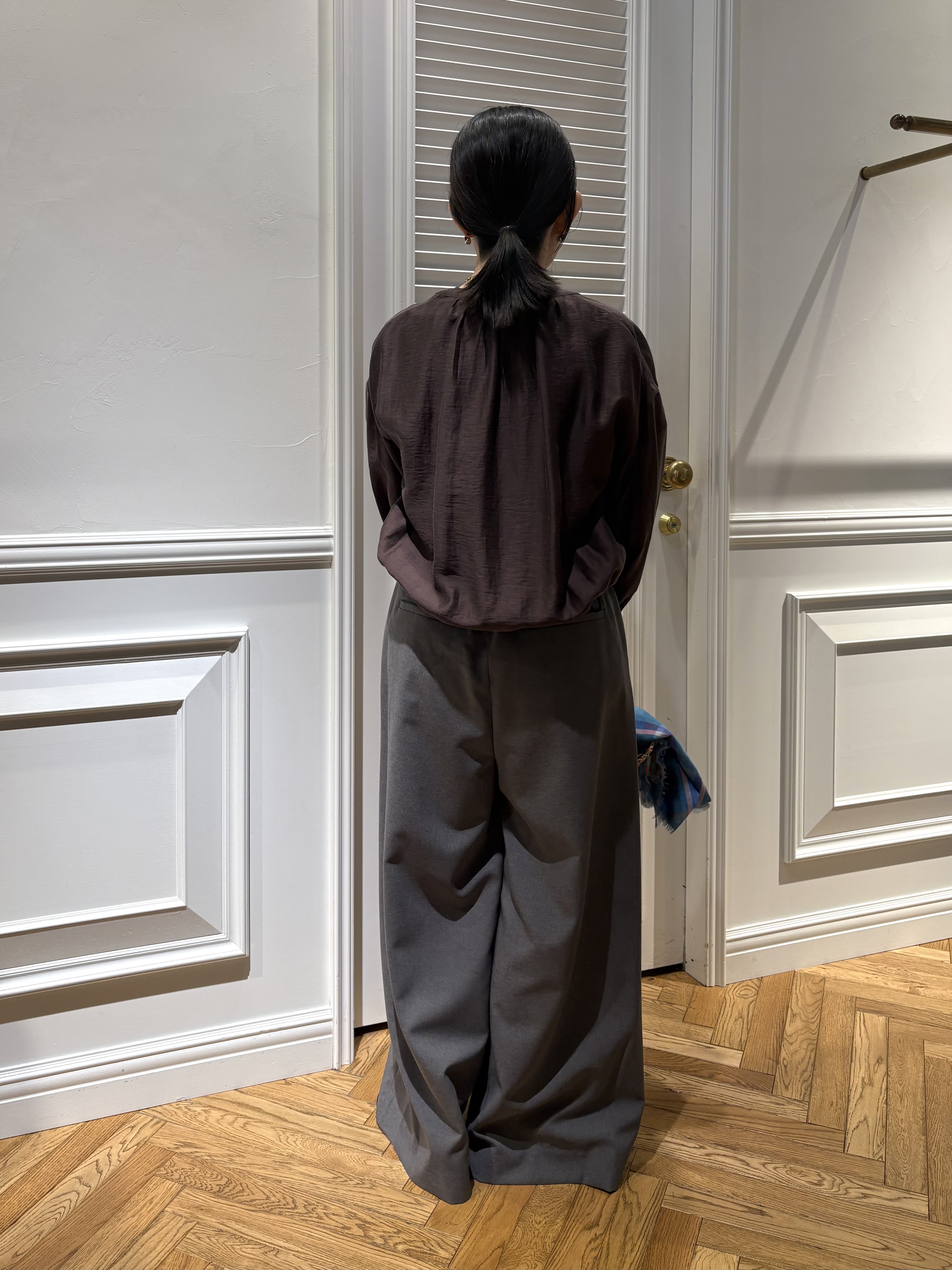 cocoさんの「DRESSTERIOR｜ウォッシャブル シアーショートブルゾン」を使ったコーディネート