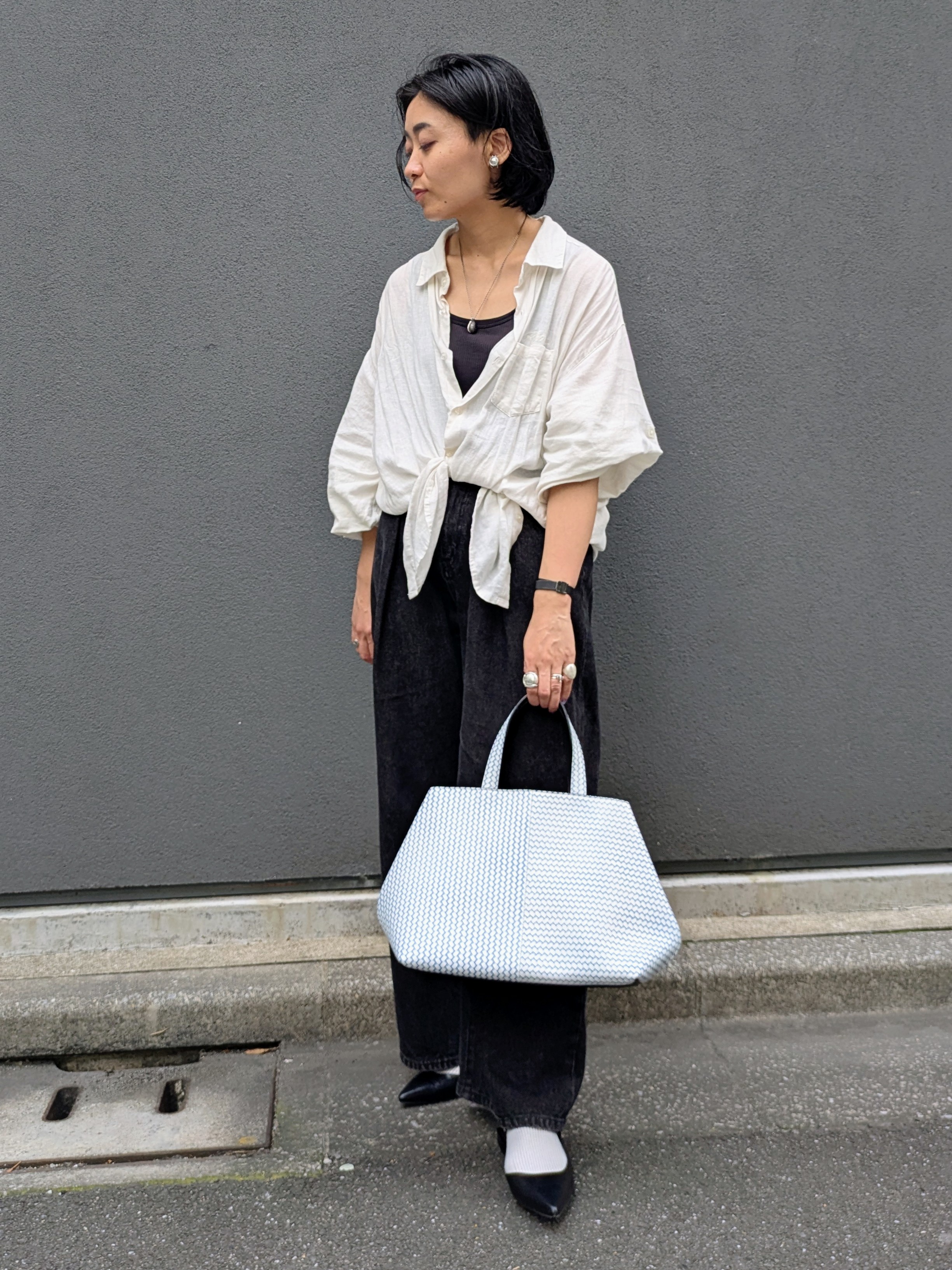 MTさんの「HIROKO HAYASHI｜OTTICA（オッティカ）ハンドトートバッグS」を使ったコーディネート