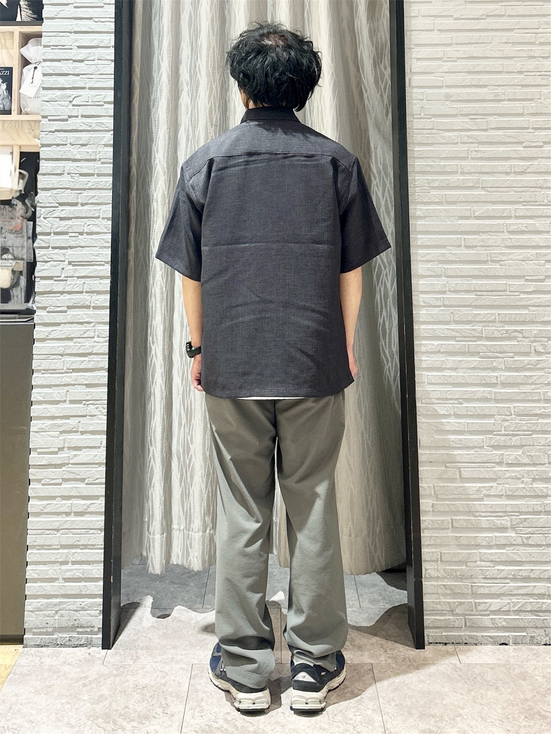 KENJI Iさんの「THE SHOP TK｜【LINO FINE】 リネンライク半袖シャツ UVカット／イージーケア／吸水速乾／洗濯機OK／セッ」を使ったコーディネート
