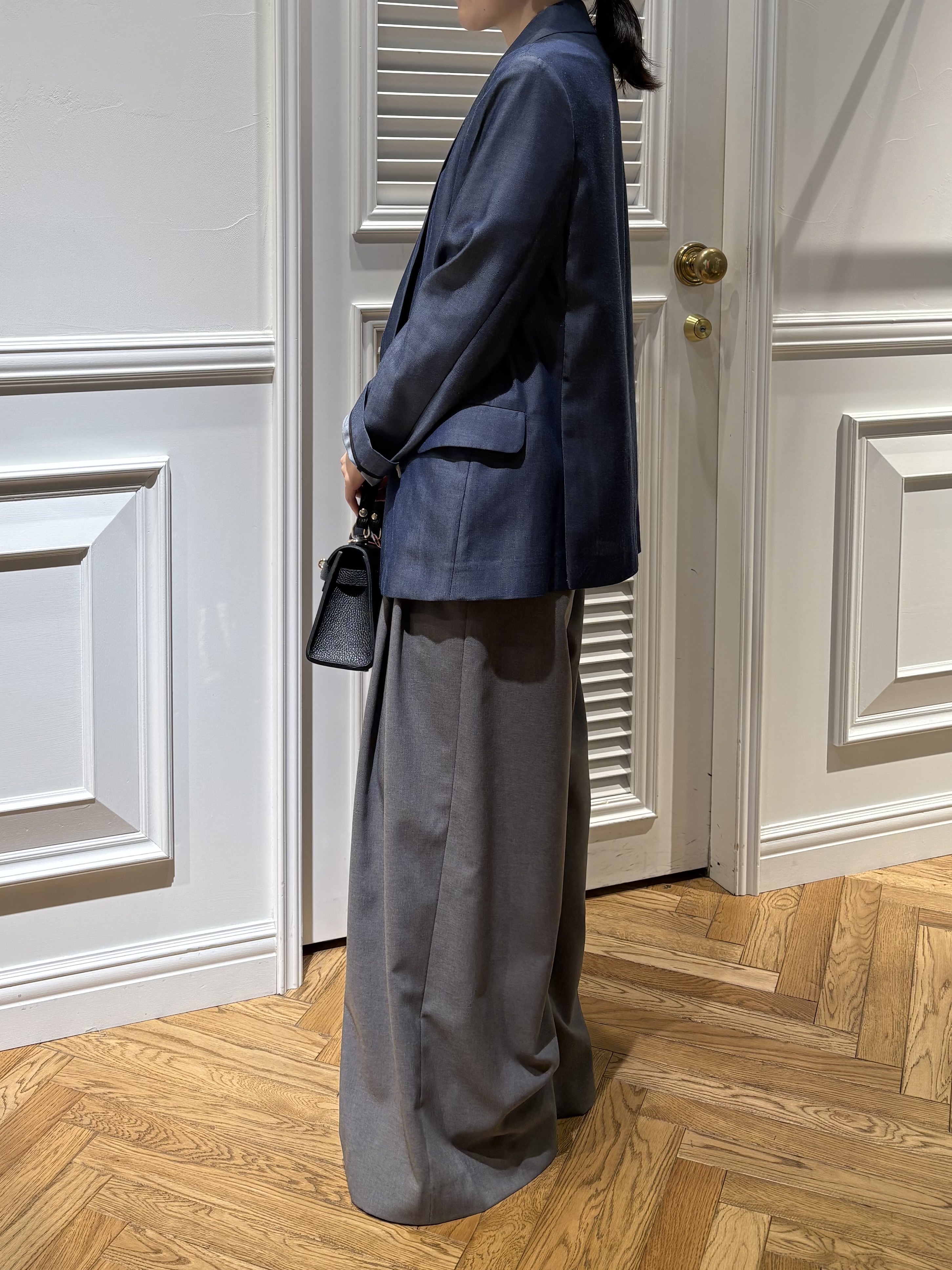 cocoさんの「DRESSTERIOR｜【接触冷感】イージーケアー クールタッチ ワイドパンツ」を使ったコーディネート