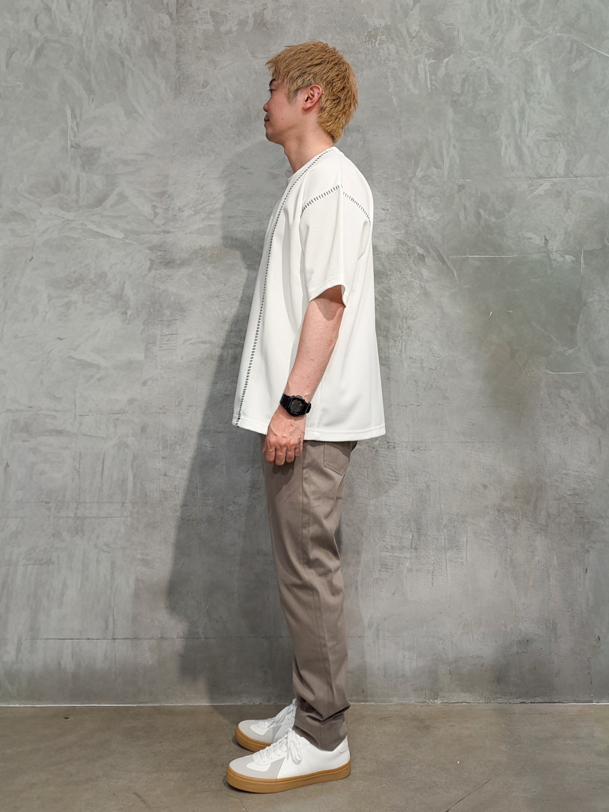daiさんの「THE SHOP TK｜ハンドステッチ 半袖Tシャツ 洗濯機OK」を使ったコーディネート