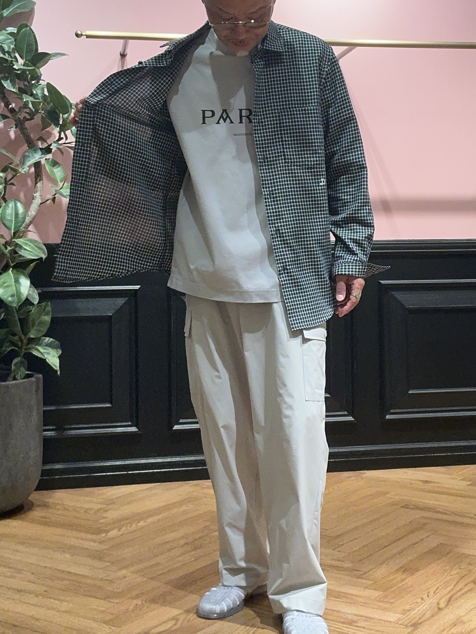 torigoeさんの「DRESSTERIOR｜ミニチェックシャツ」を使ったコーディネート