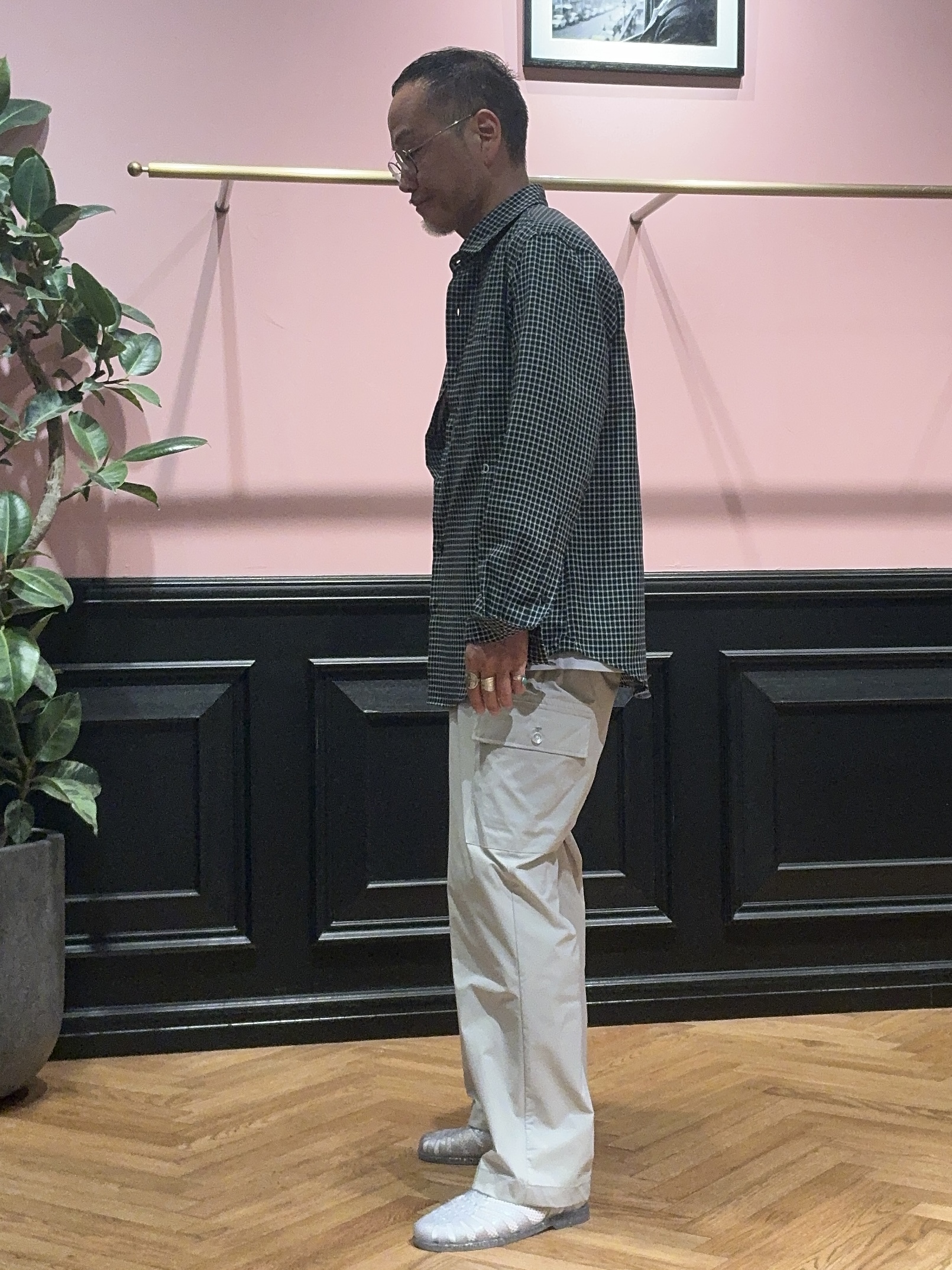 torigoeさんの「DRESSTERIOR｜ミニチェックシャツ」を使ったコーディネート
