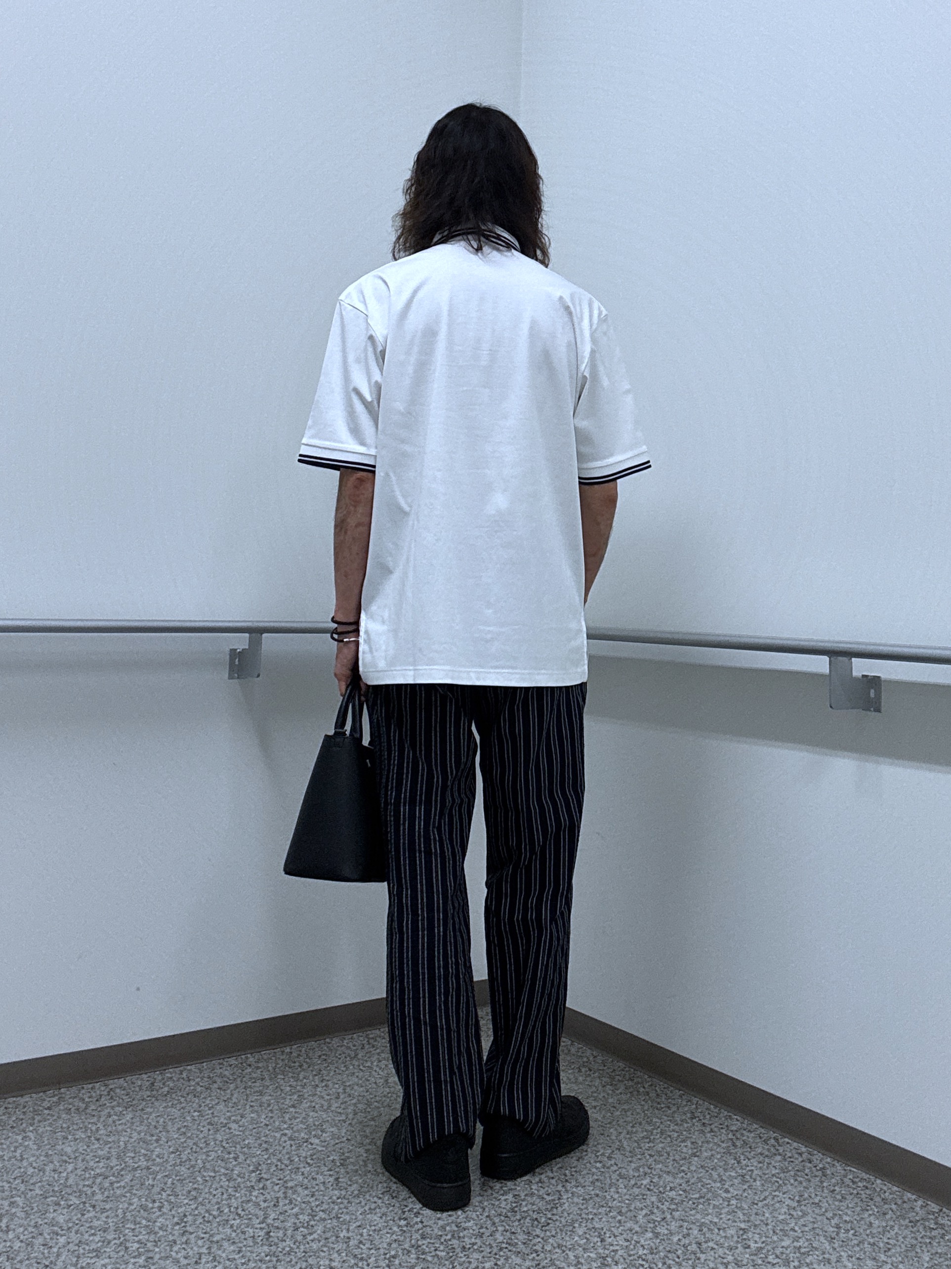 おーのさんの「TAKEO KIKUCHI｜【BOWLER HAT LABEL】アイスクリアコットン ボーラーハットウォーカー ポロシャツ」を使ったコーディネート