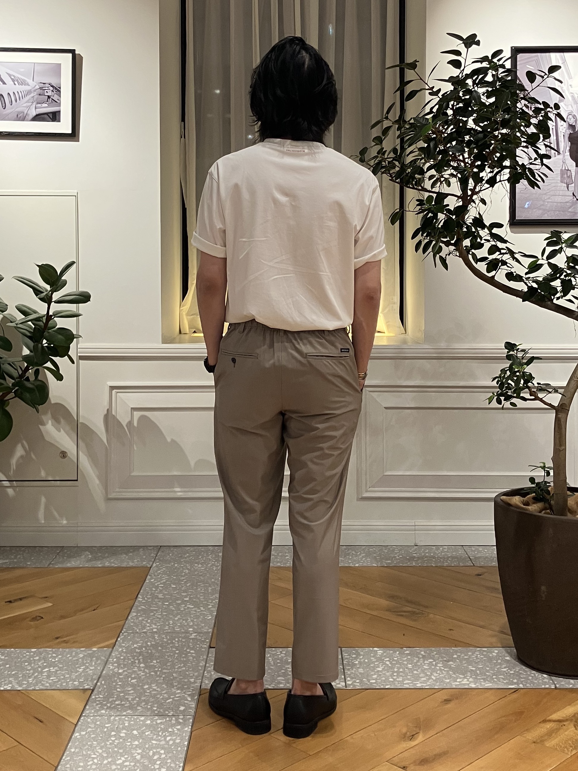 junyaさんの「DRESSTERIOR｜【接触冷感／抗菌防臭／消臭】ICE CLEAR COTTON ポケットTシャツ」を使ったコーディネート