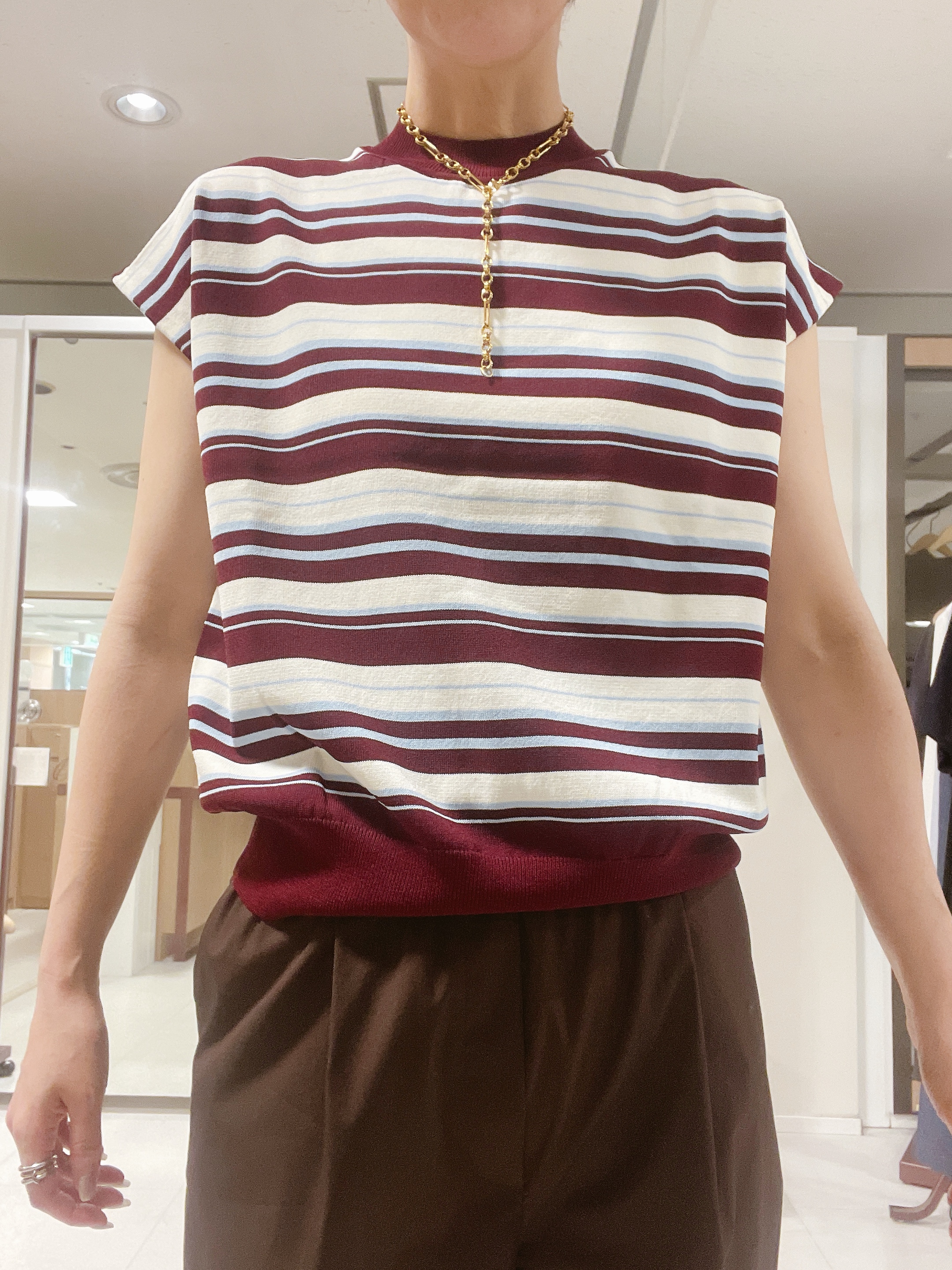 IWAMOさんの「UNTITLED｜【ウエストゴム】タフタワイドパンツ」を使ったコーディネート