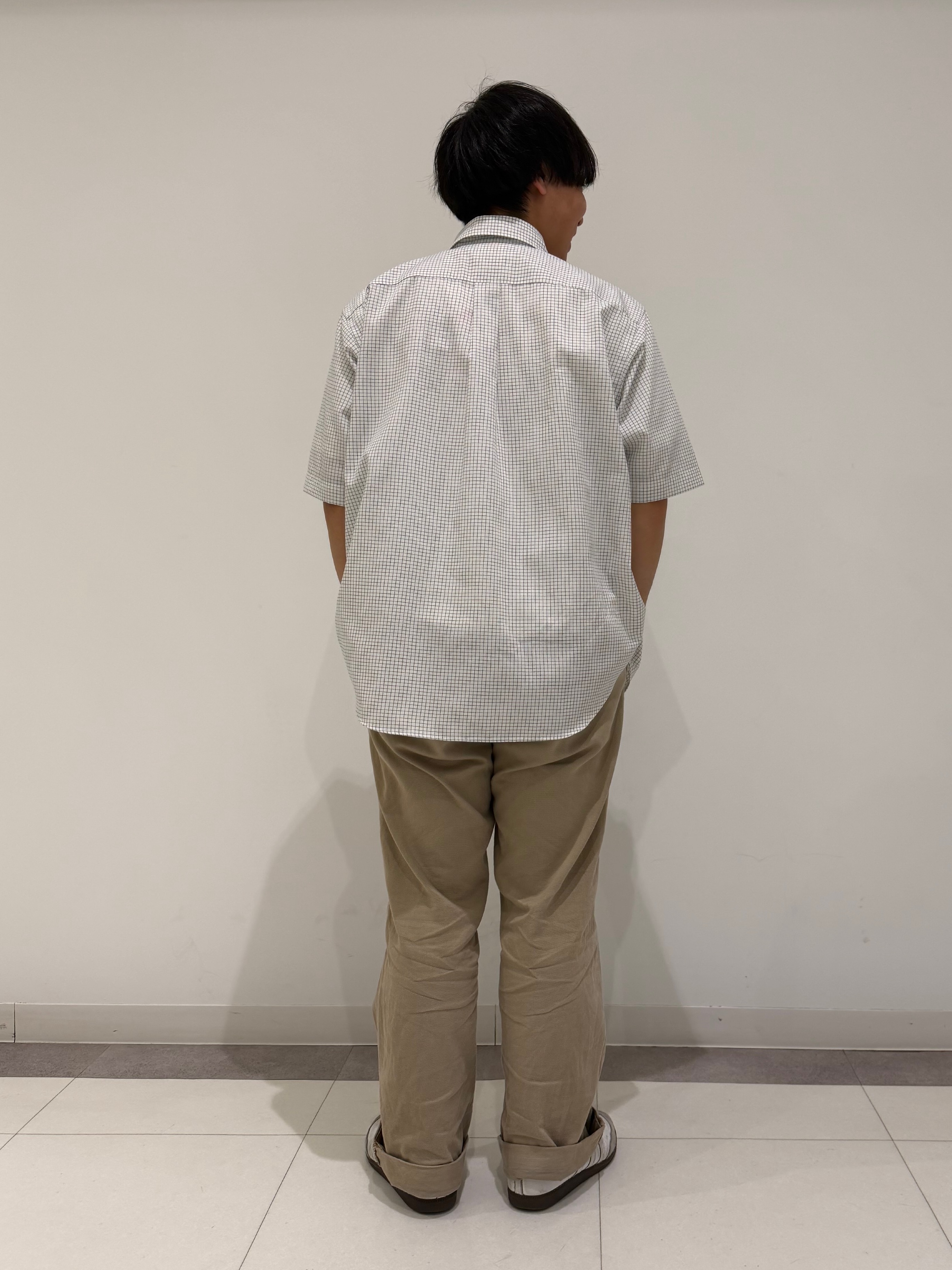 MATSUBARAさんの「DRESSTERIOR｜DANTON（ダントン）ドットボタン ボタンダウンシャツ ショートスリーブ」を使ったコーディネート