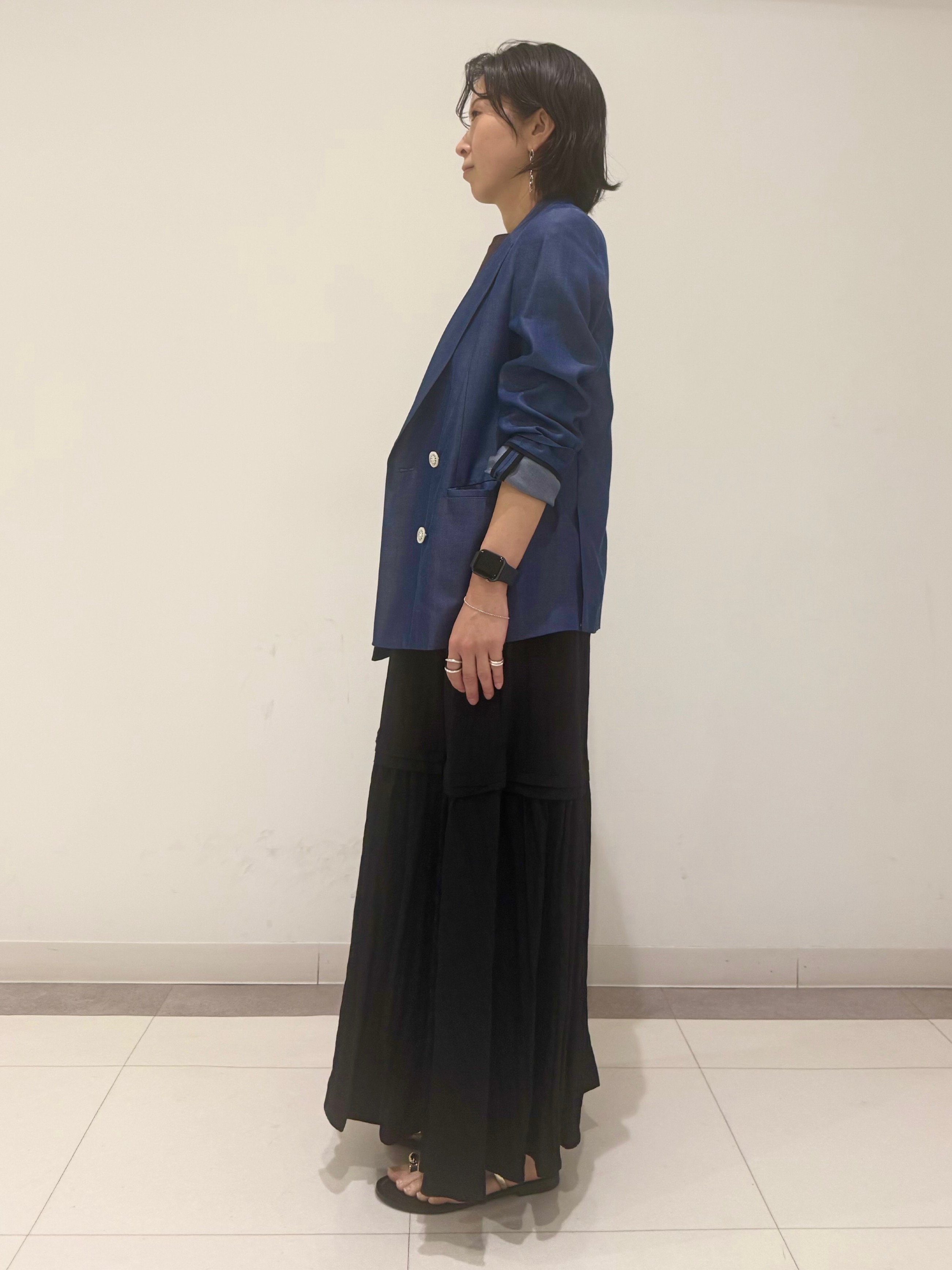 MIYAKAWAさんの「DRESSTERIOR｜【otonaMUSE5月号掲載/セットアップ可】テンセルデニムダブルジャケット」を使ったコーディネート