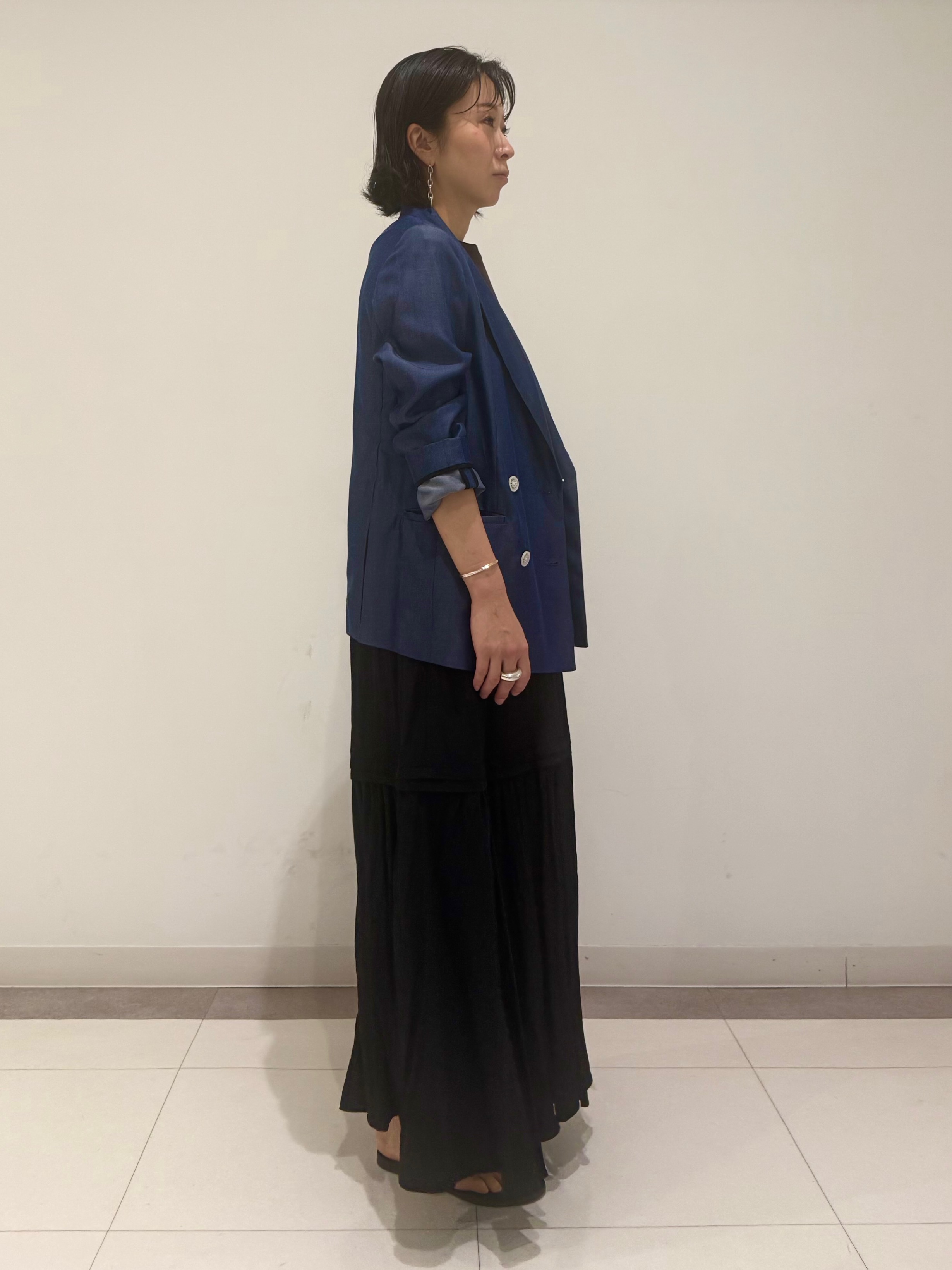 MIYAKAWAさんの「DRESSTERIOR｜【otonaMUSE5月号掲載/セットアップ可】テンセルデニムダブルジャケット」を使ったコーディネート