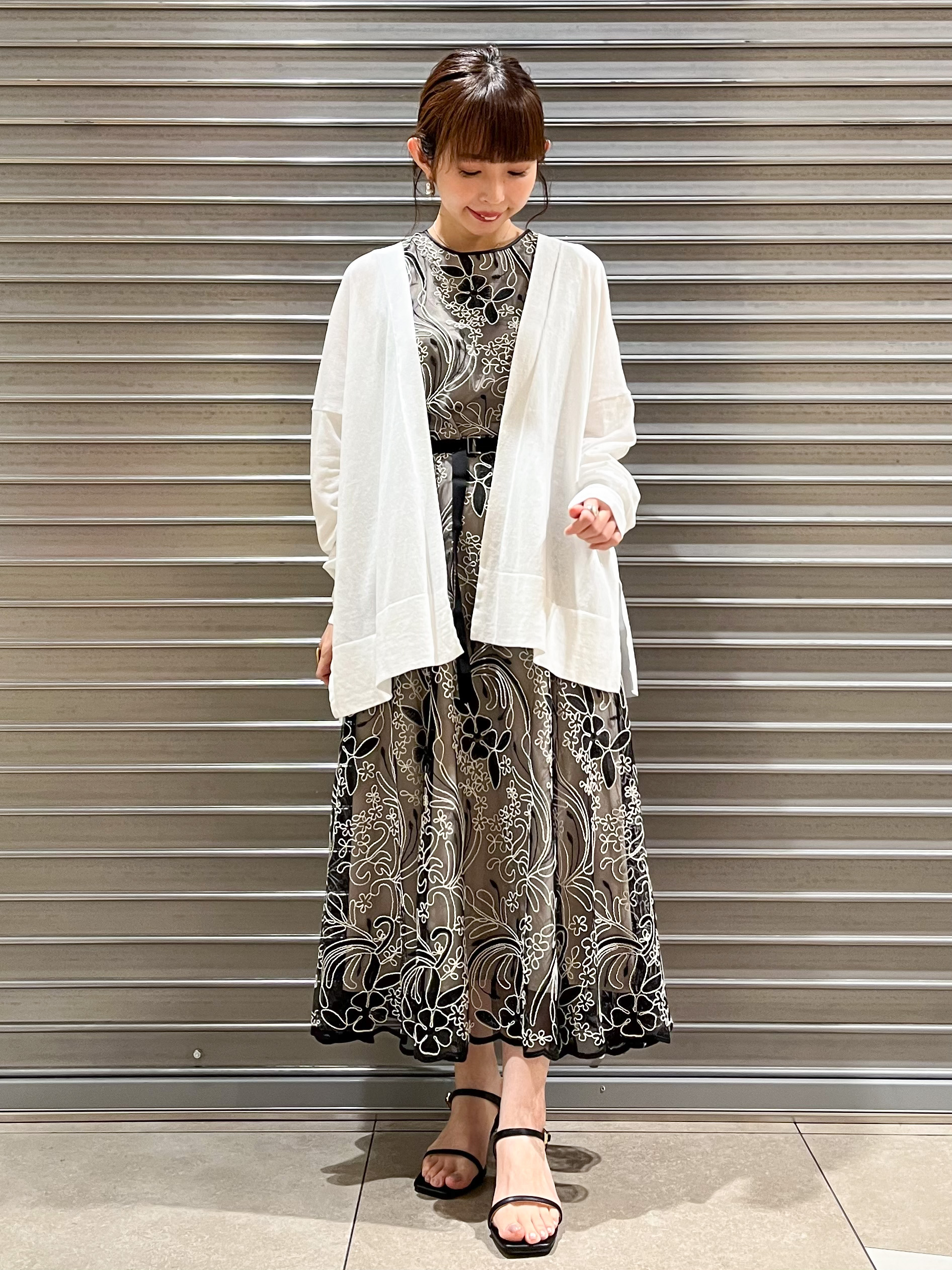 じゅんさんの「DRESSTERIOR｜【接触冷感/UVカット】ウォッシャブル スピンコットン カーディガン」を使ったコーディネート