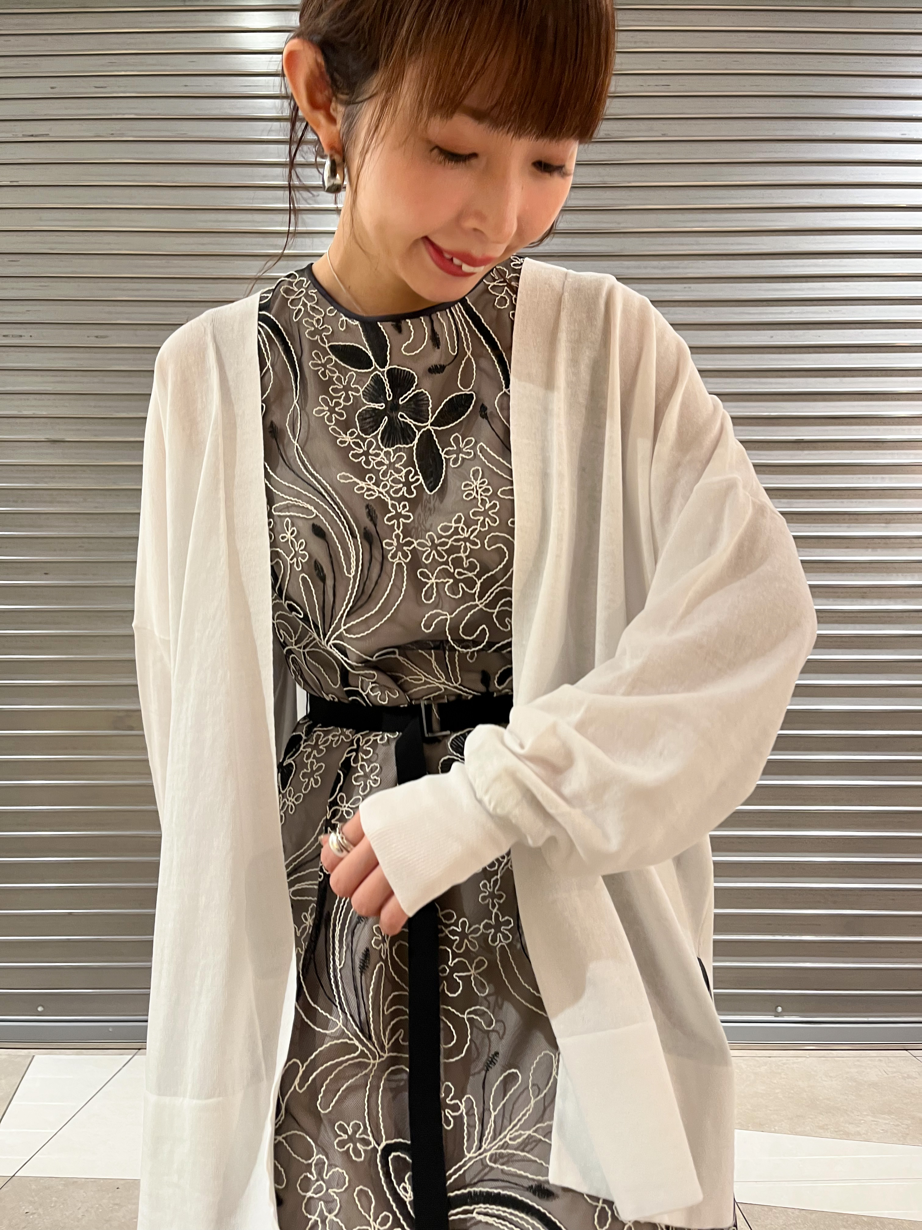 じゅんさんの「DRESSTERIOR｜【接触冷感/UVカット】ウォッシャブル スピンコットン カーディガン」を使ったコーディネート