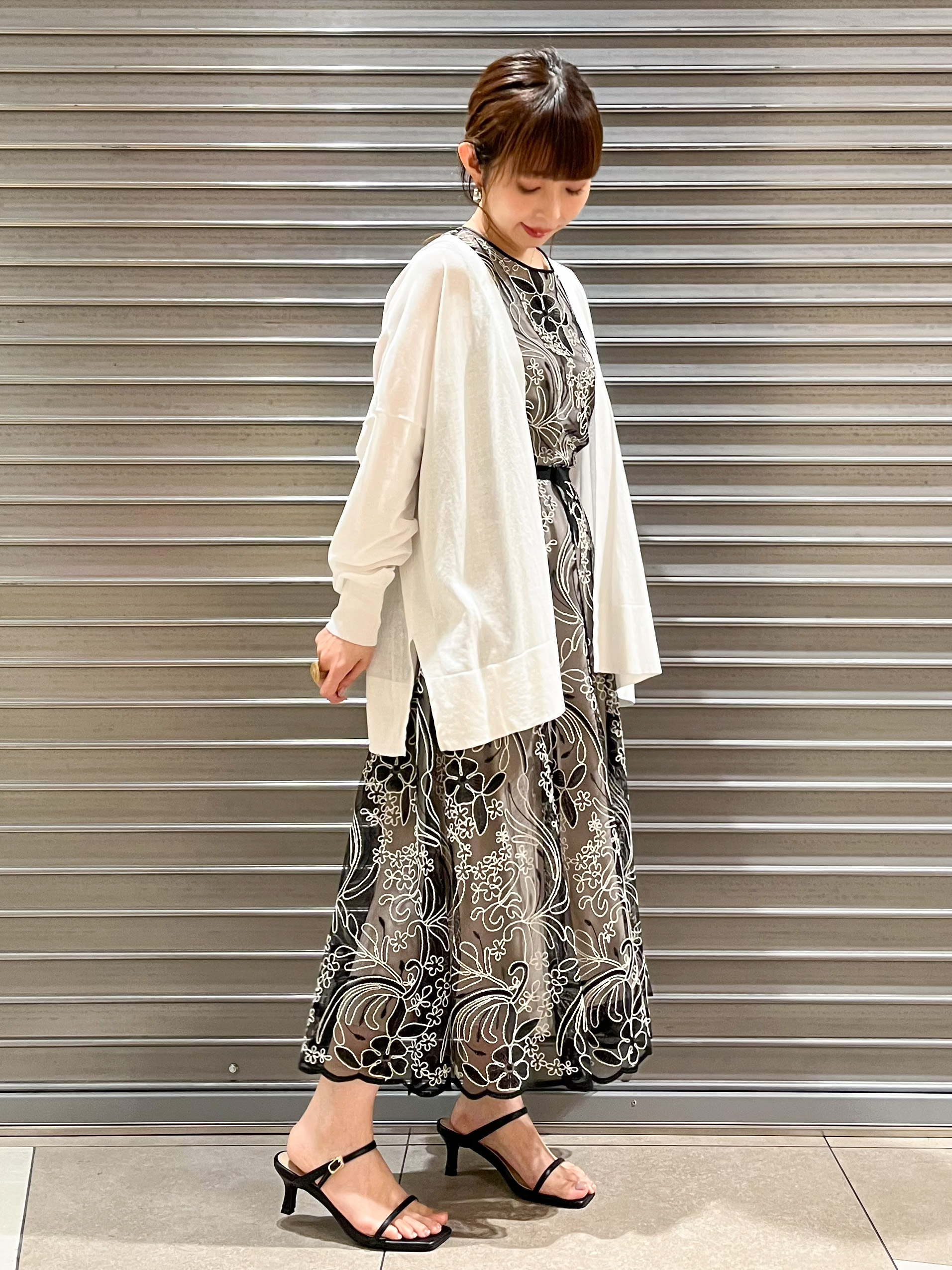 じゅんさんの「DRESSTERIOR｜【接触冷感/UVカット】ウォッシャブル スピンコットン カーディガン」を使ったコーディネート