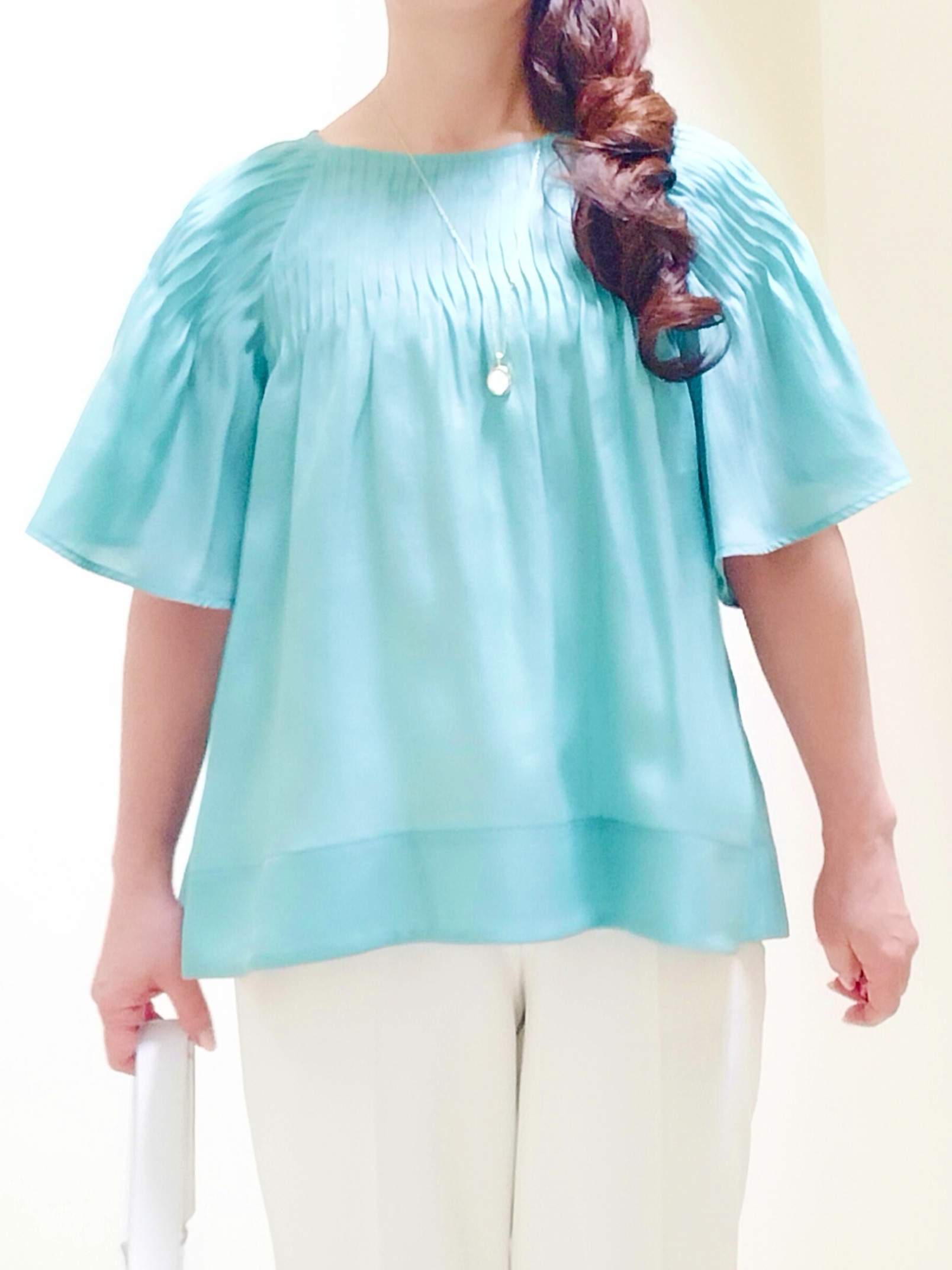 花さんの「Reflect｜【SS-4Lサイズ／接触冷感／シワになりにくい】リラクシーテーラードジャケット」を使ったコーディネート