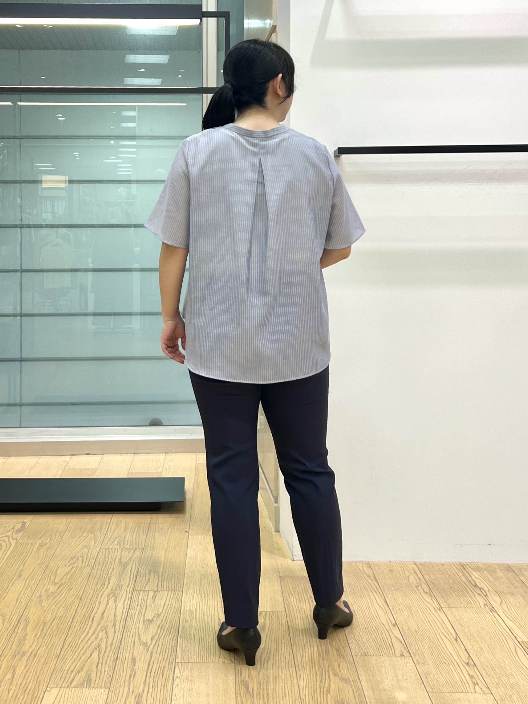 shimaさんの「INDIVI｜【洗える／多機能／SETUP可】着る日傘ダブルジャケット」を使ったコーディネート