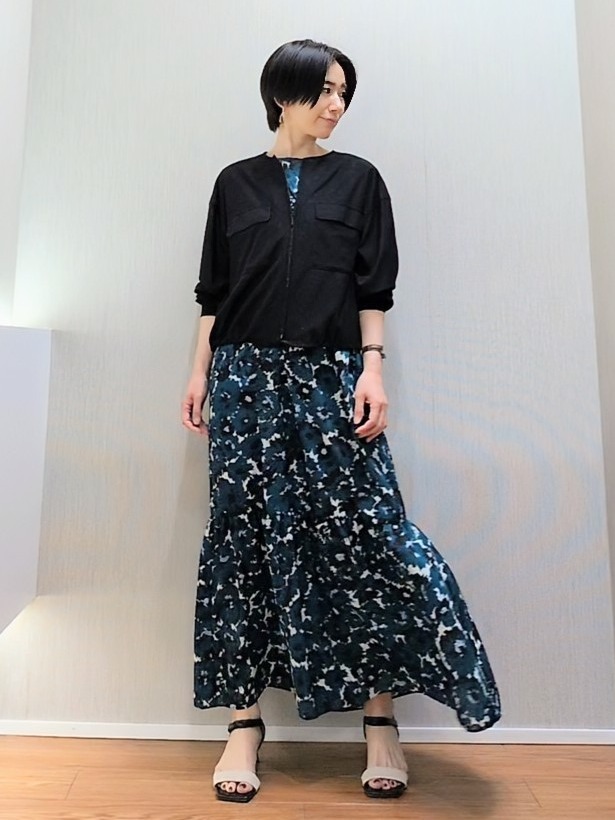 ミズタさんの「UNTITLED｜【古畑星夏さん着用/洗える】シアーブルゾン」を使ったコーディネート