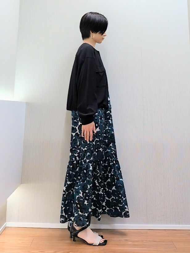 ミズタさんの「UNTITLED｜【古畑星夏さん着用/洗える】シアーブルゾン」を使ったコーディネート