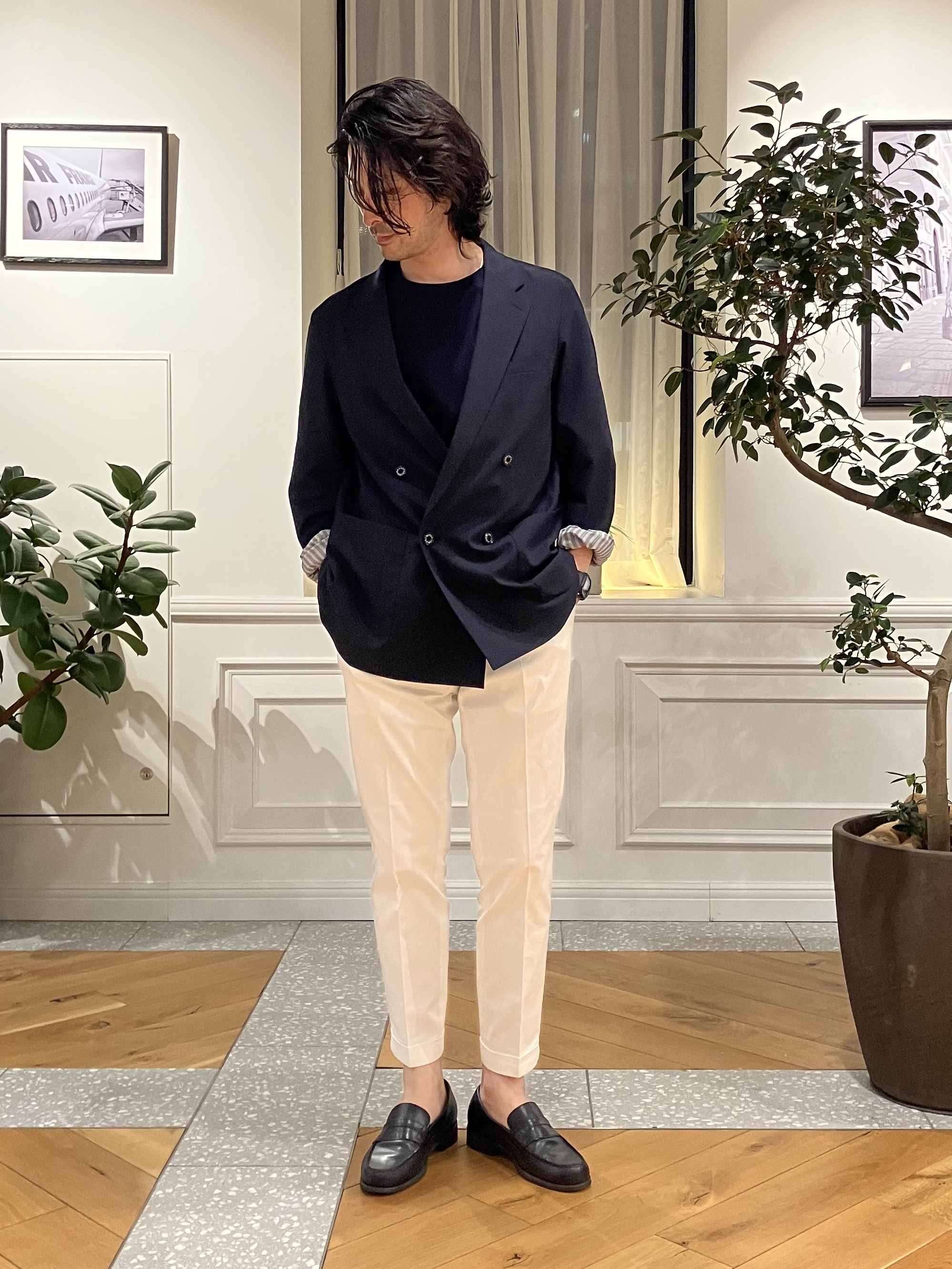 junyaさんの「DRESSTERIOR｜【セットアップ可】クールタッチ クイックドライ イージージャケット」を使ったコーディネート