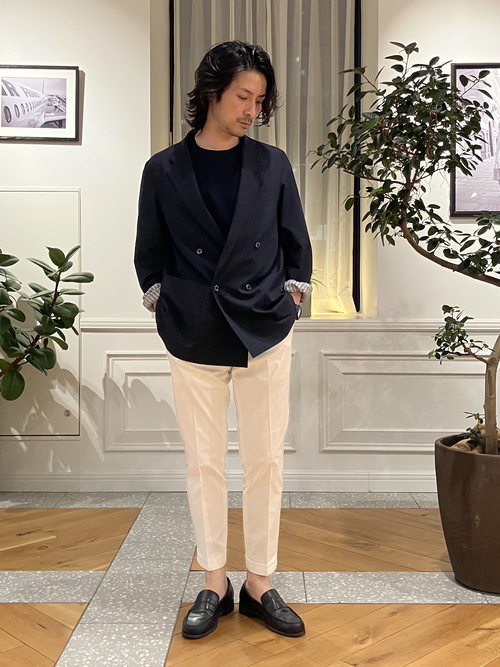 junyaさんの「DRESSTERIOR｜【セットアップ可】クールタッチ クイックドライ イージージャケット」を使ったコーディネート