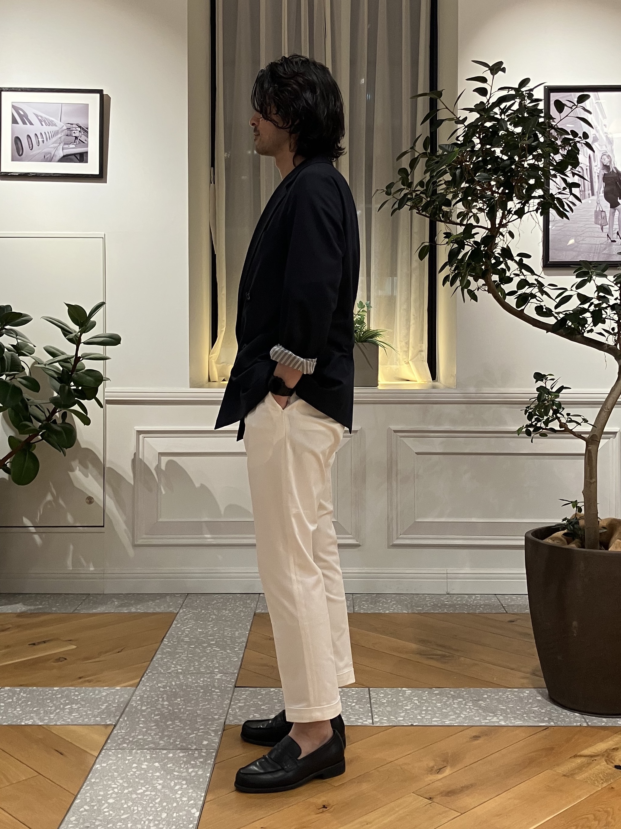 junyaさんの「DRESSTERIOR｜【セットアップ可】クールタッチ クイックドライ イージージャケット」を使ったコーディネート