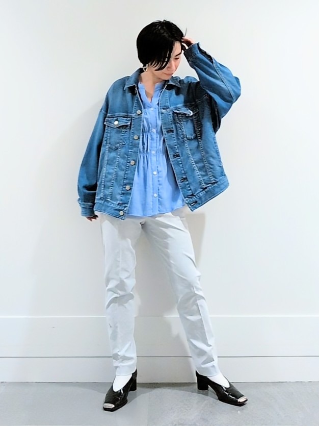 ミズタさんの「UNTITLED｜【Healthy DENIM】別注Bran／デニムジャケット」を使ったコーディネート