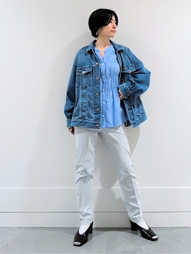 ミズタさんの「UNTITLED｜【Healthy DENIM】別注Bran／デニムジャケット」を使ったコーディネート