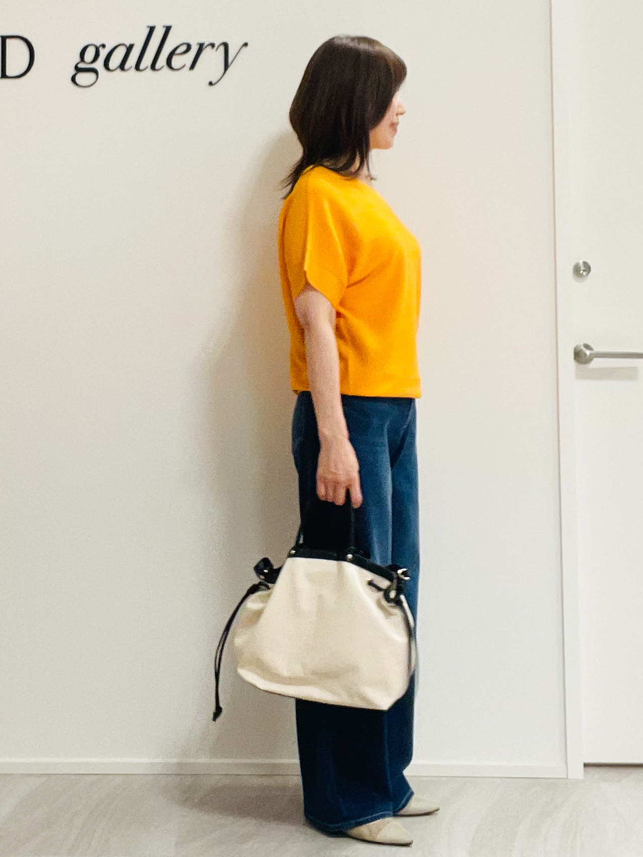 めいさんの「UNTITLED｜【11色展開/体型カバー】前後2WAYフレンチスリーブニット」を使ったコーディネート