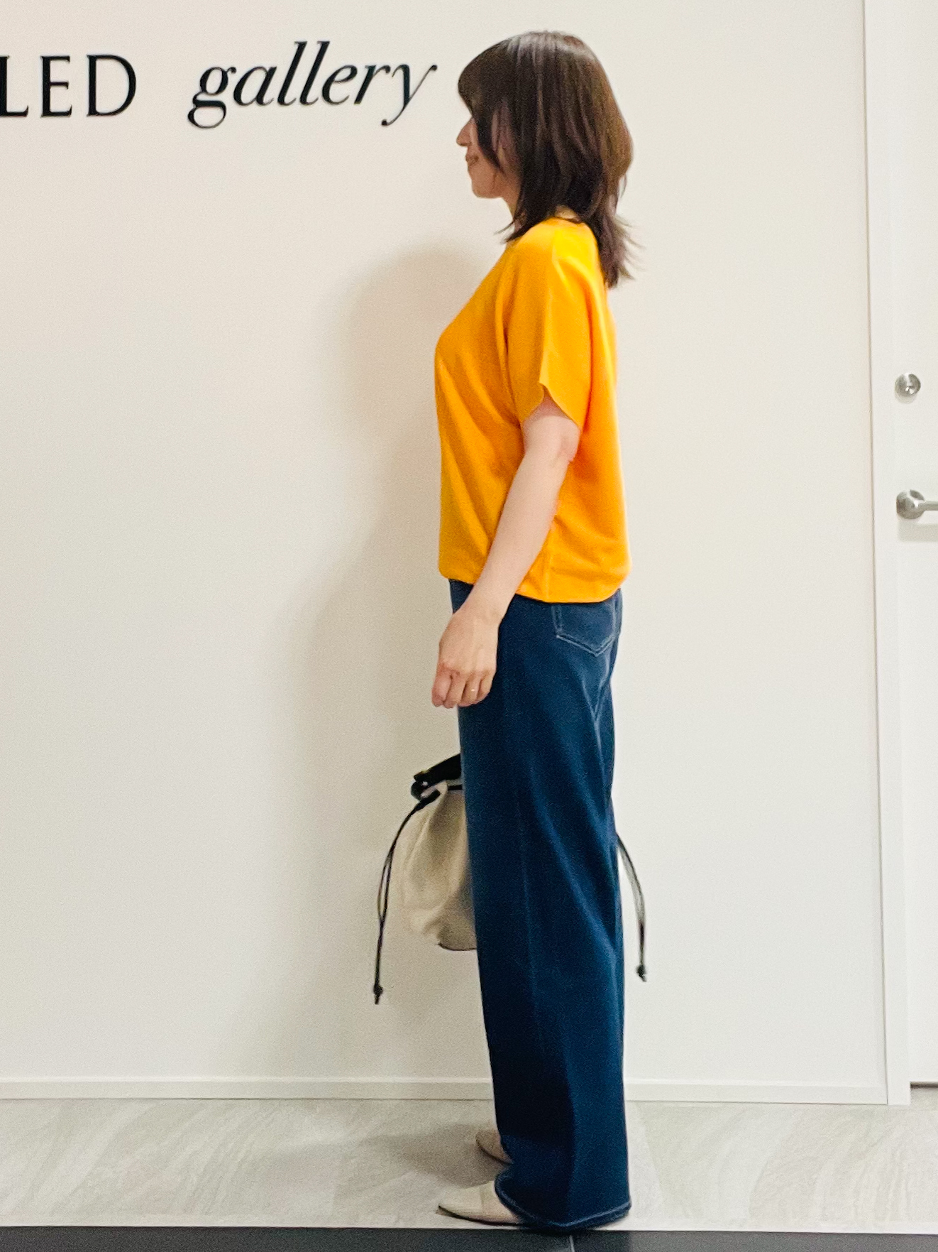 めいさんの「UNTITLED｜【11色展開/体型カバー】前後2WAYフレンチスリーブニット」を使ったコーディネート