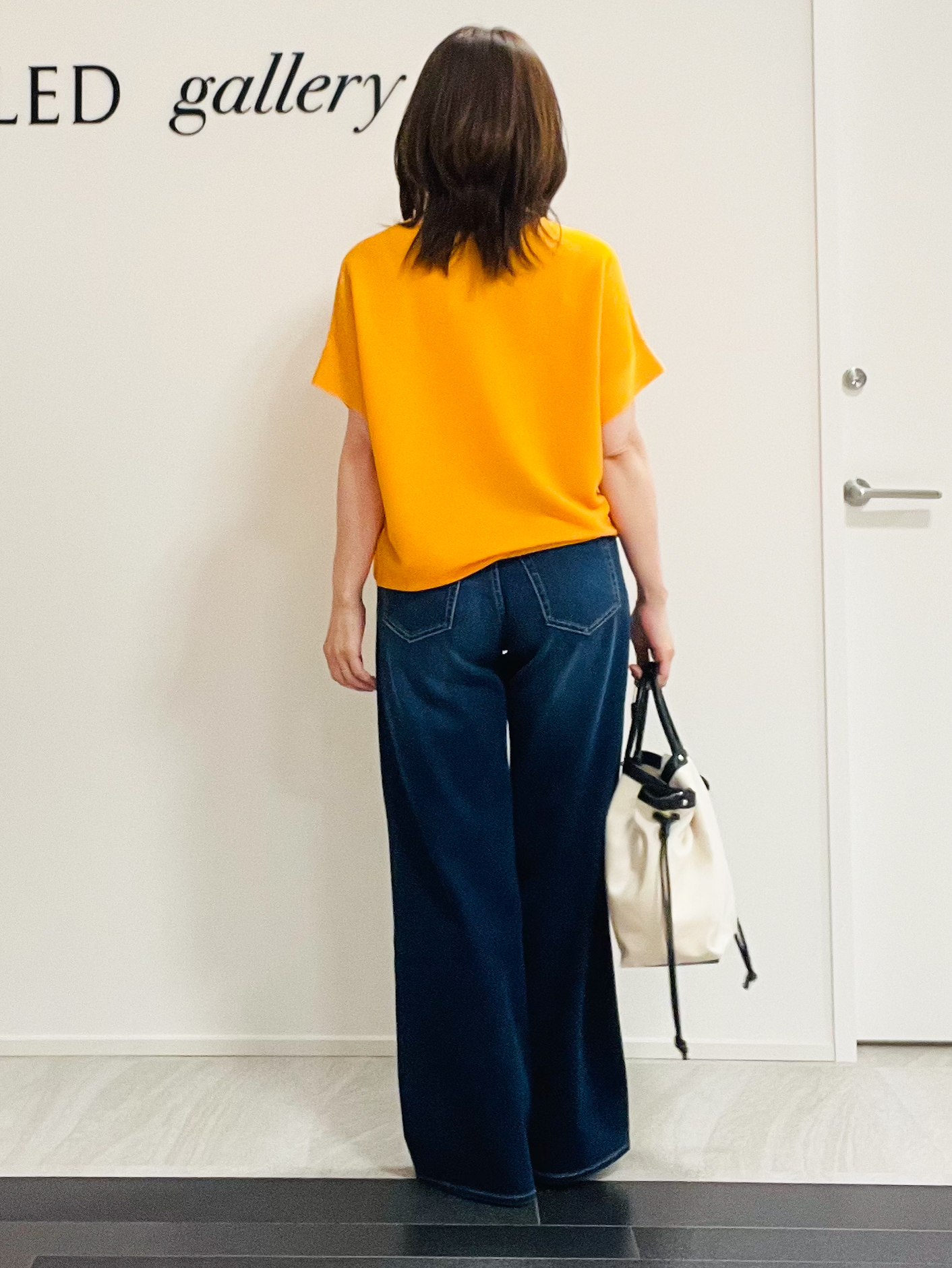 めいさんの「UNTITLED｜【11色展開/体型カバー】前後2WAYフレンチスリーブニット」を使ったコーディネート