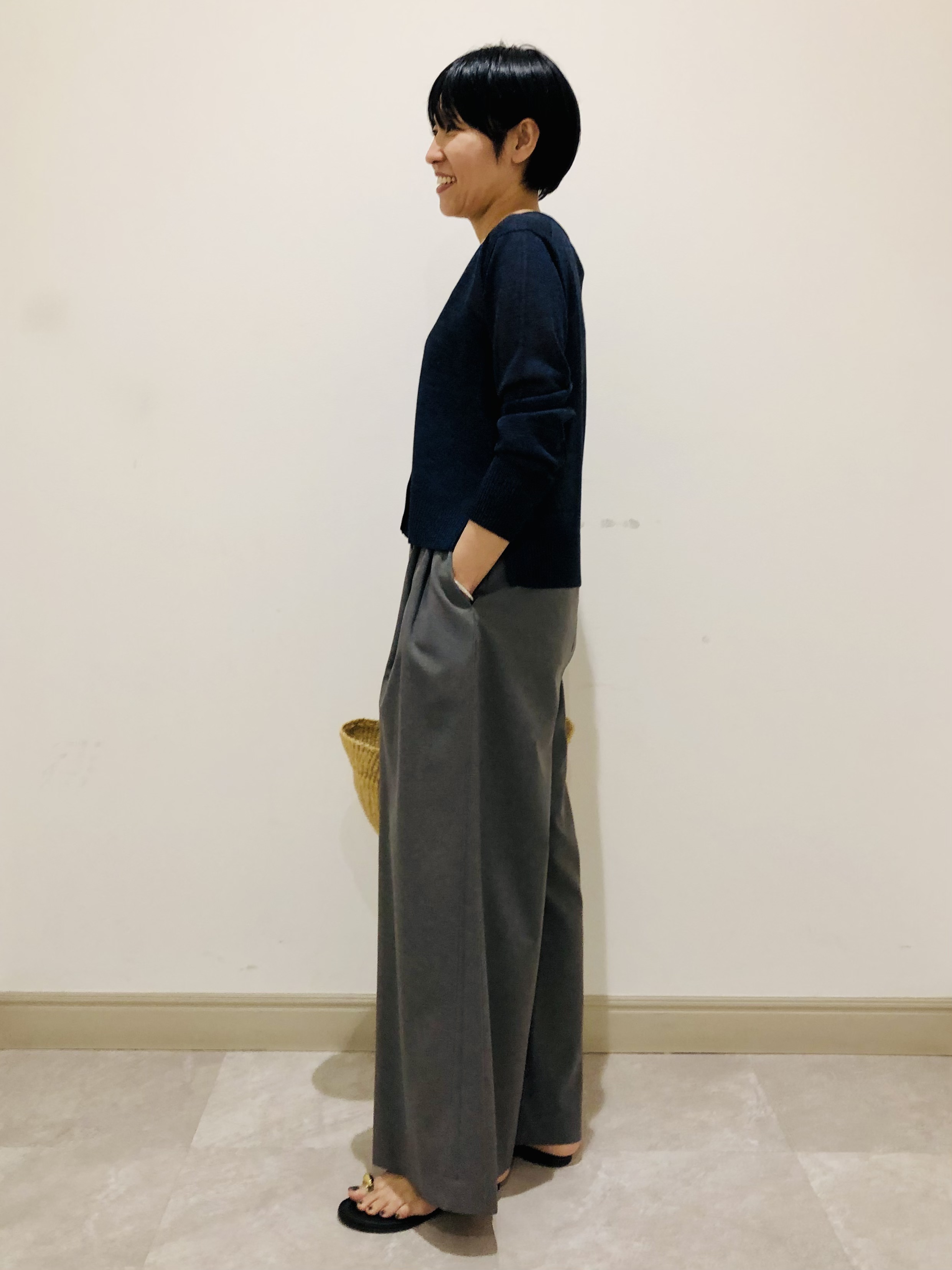 OGATAさんの「DRESSTERIOR｜【日除け/冷房対策】ウォッシャブルシアーカーディガン」を使ったコーディネート